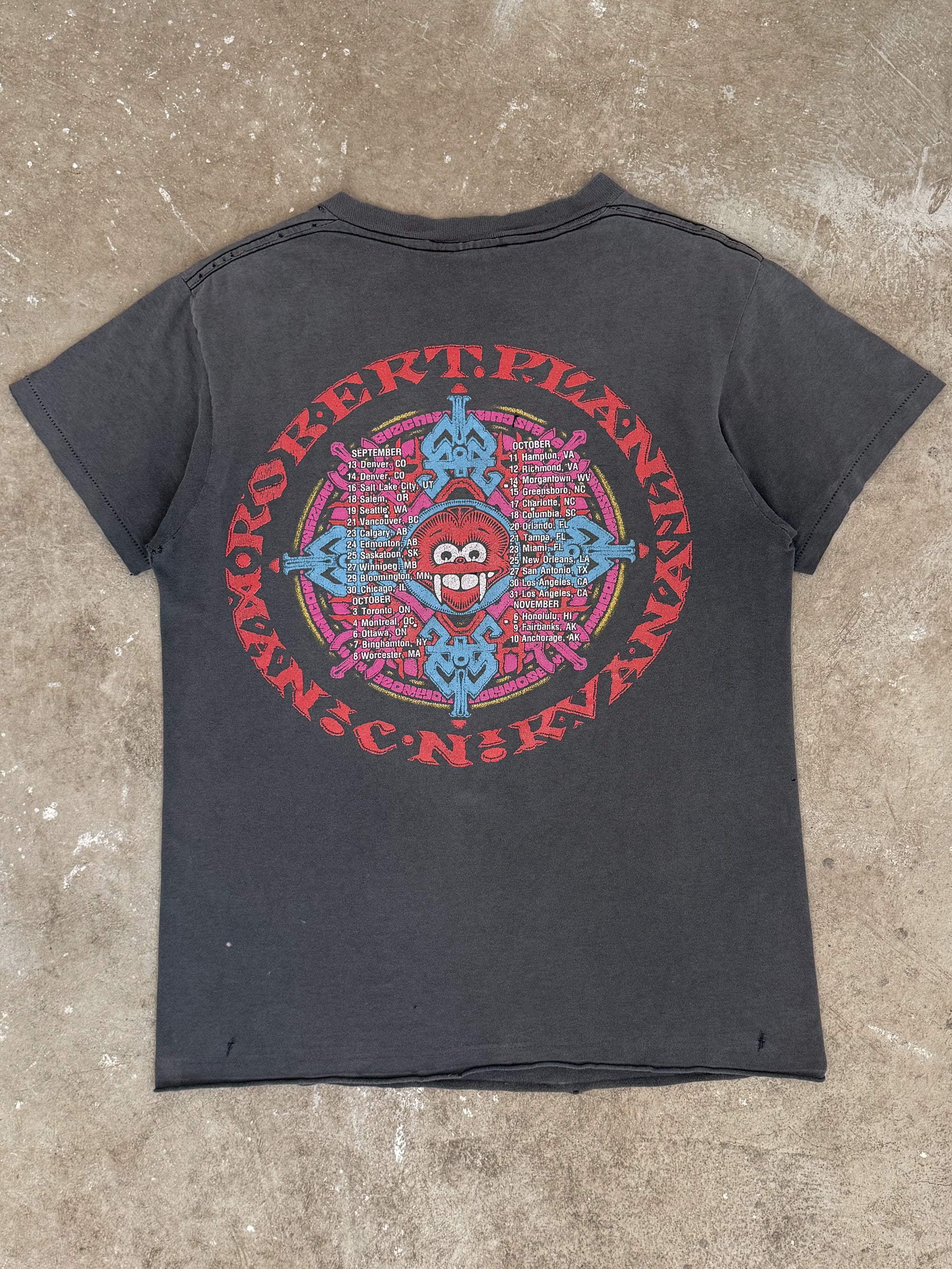 1990 Robert Plant "Manic Nirvana" Faded Tee (S)