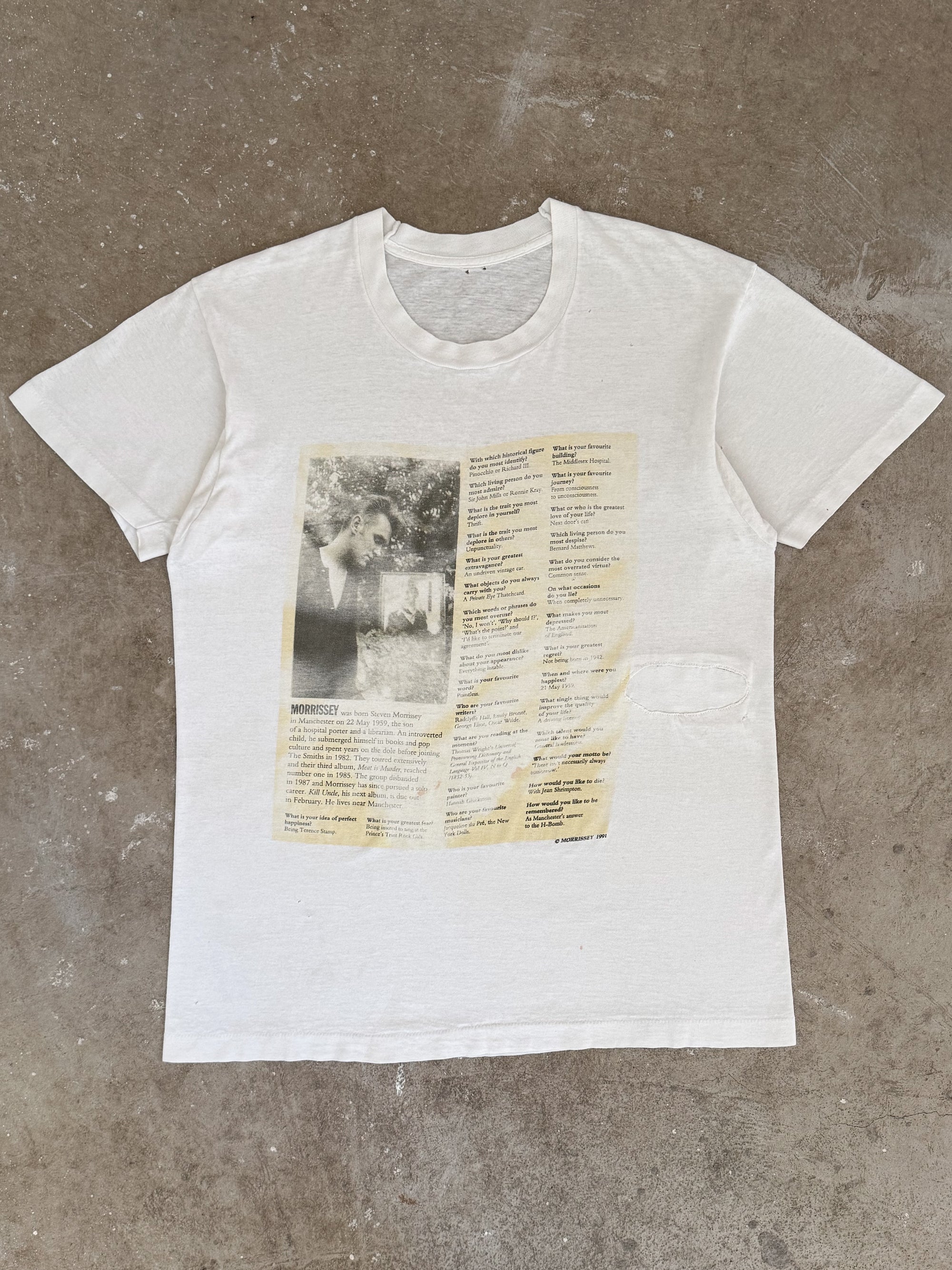 1991 Morrissey "Interview" Tee (M)