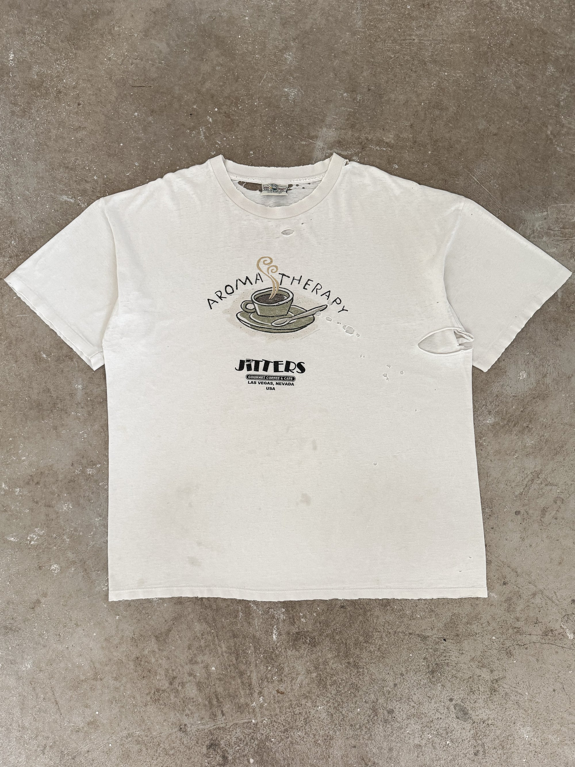 1990s "Aroma Therapy" Thrashed Tee (XXL)