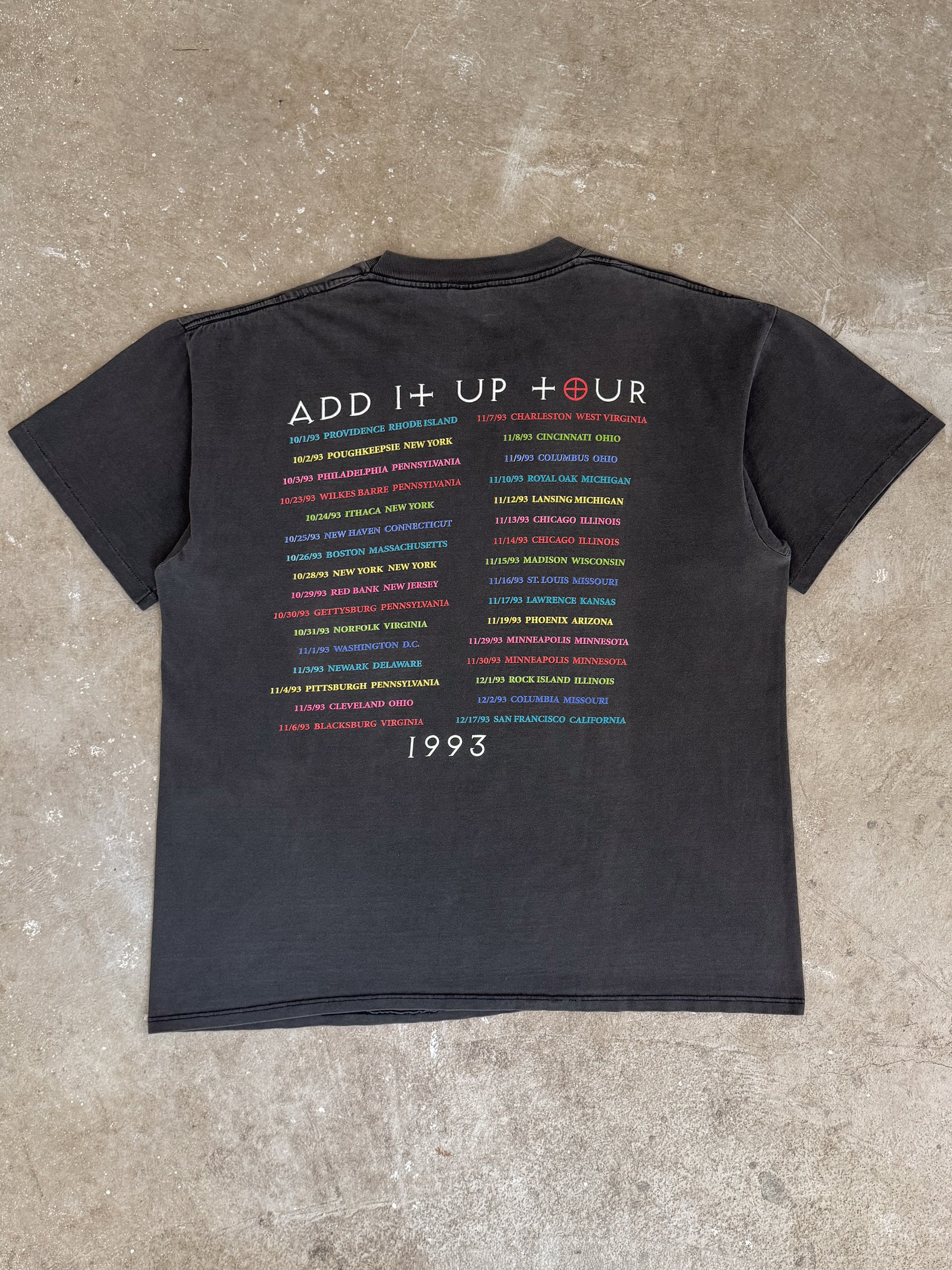 1993 Violent Femmes "Add It Up Tour" Faded Tee (XL)
