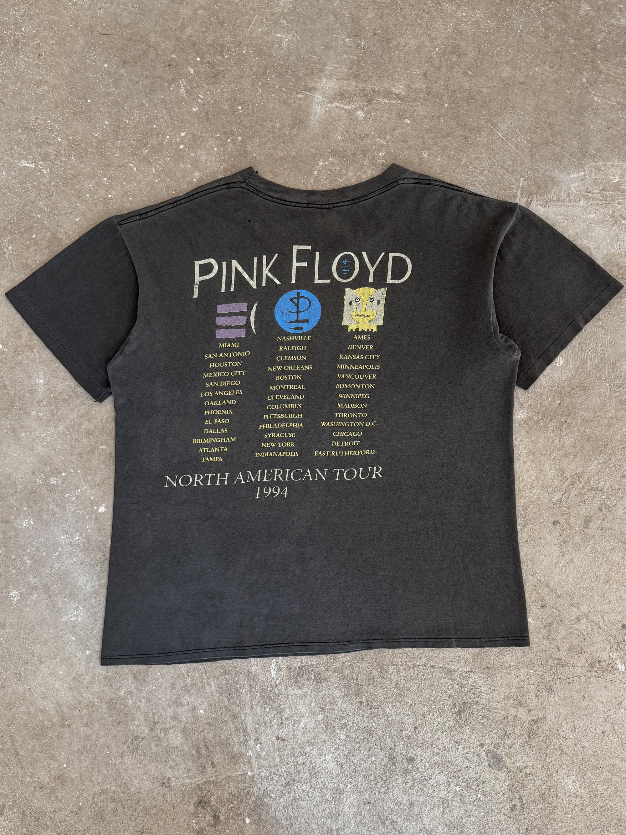 1994 Pink Floyd "Division Bell" Faded Tee (XL)