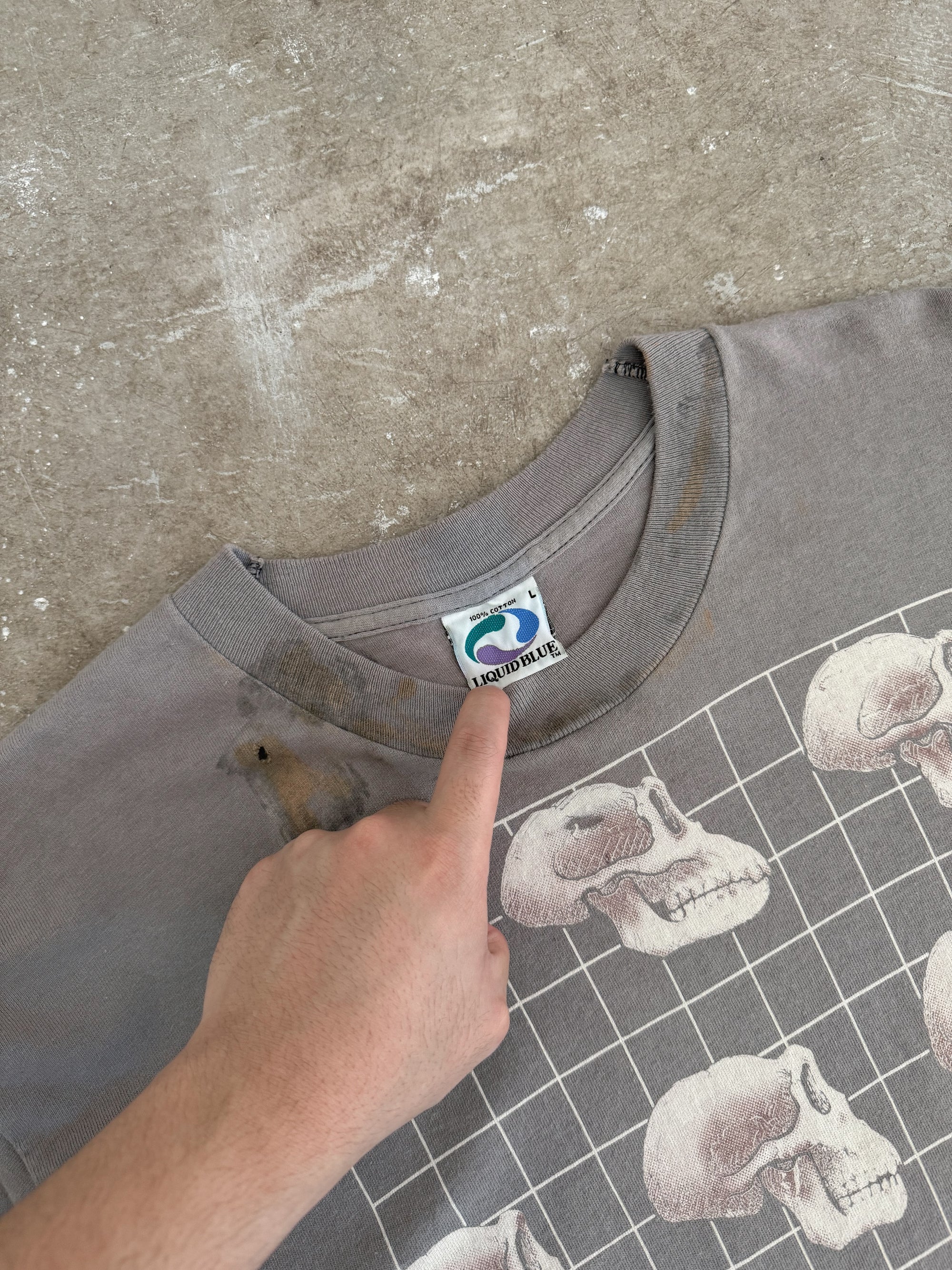 1993 Grateful Dead "Evolution" Faded Long Sleeve Tee (L)