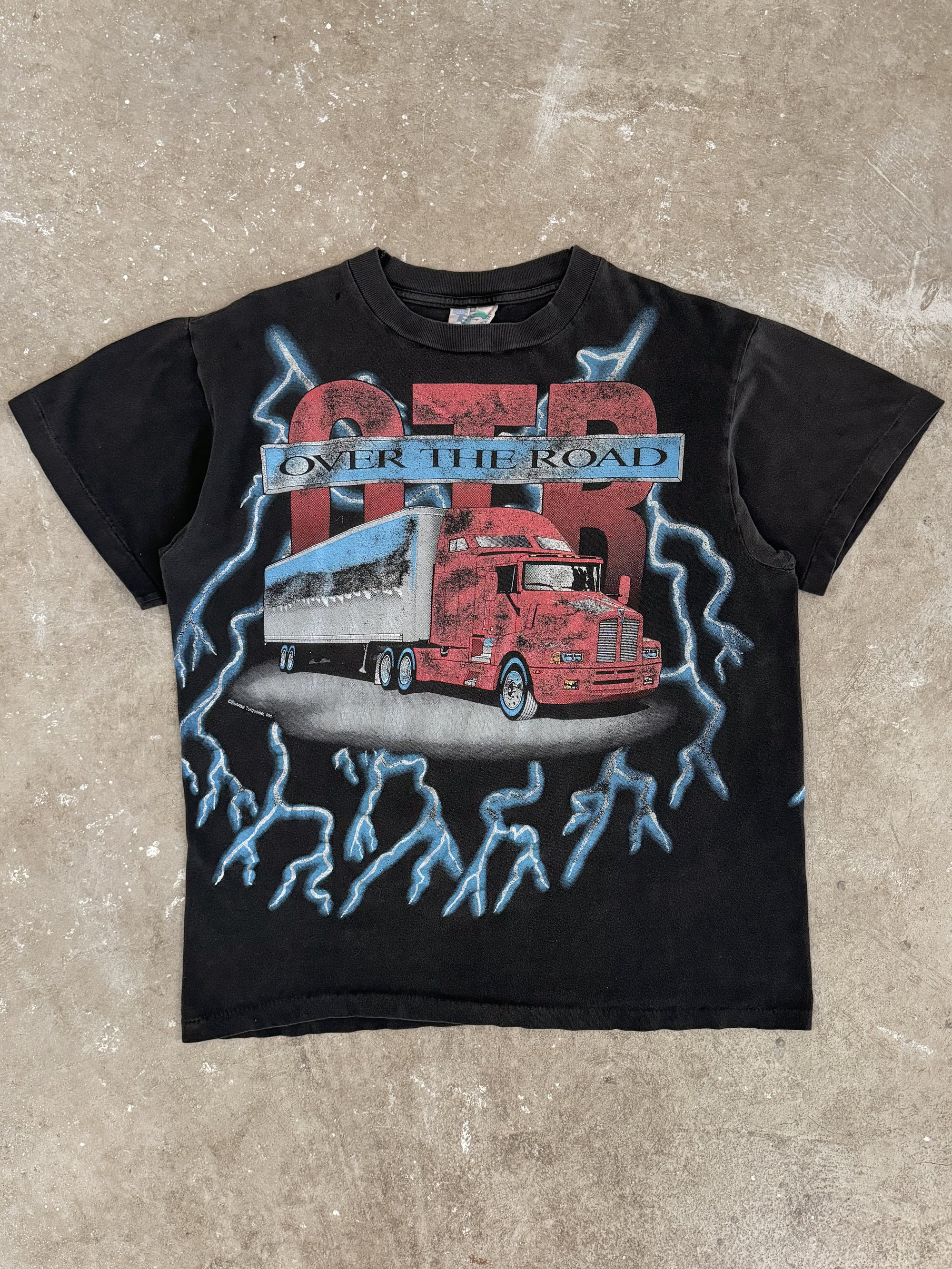 1990s "Over The Road" American Thunder Tee (M)