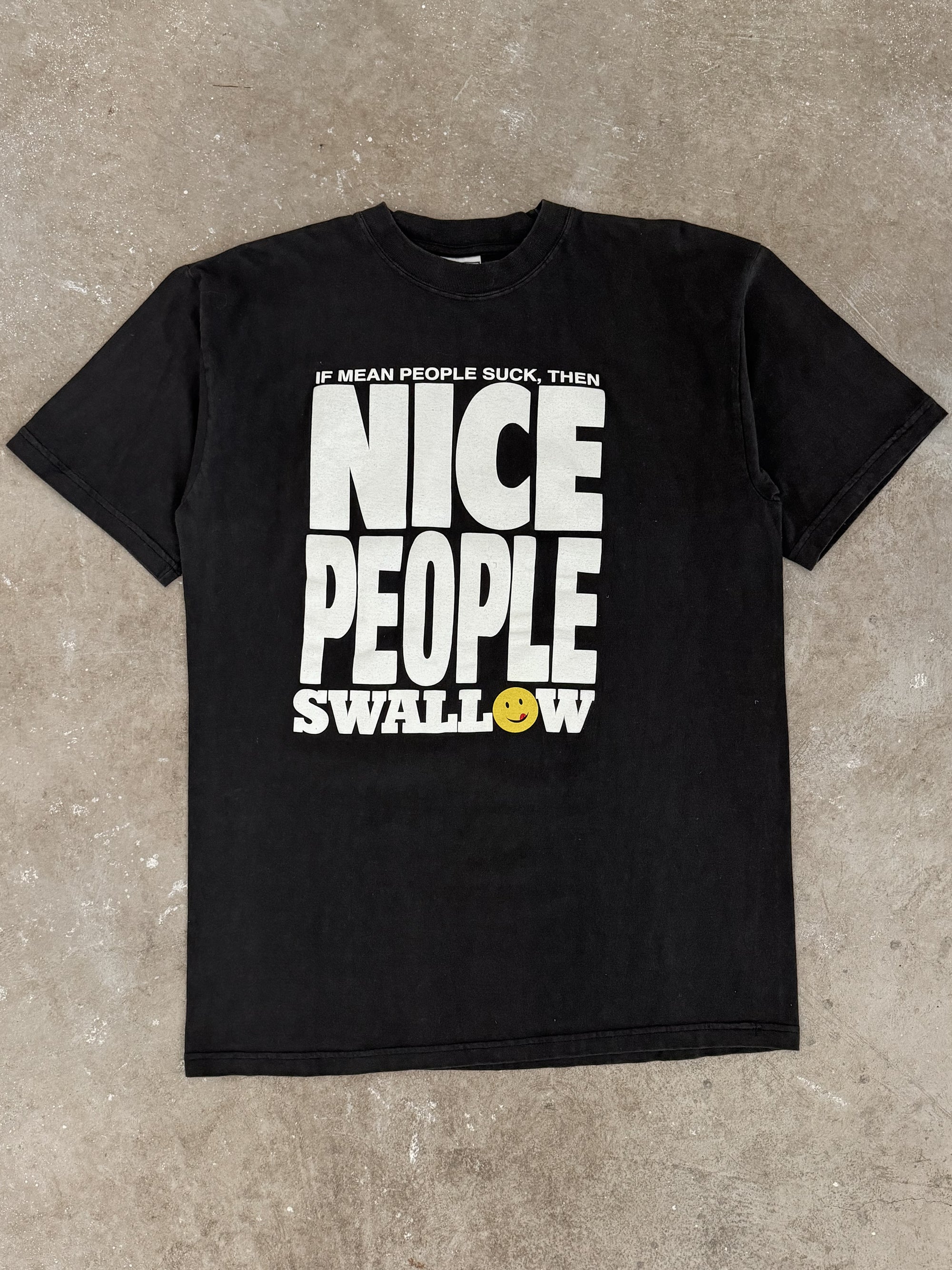 1990s "Nice People Swallow" Tee (L)