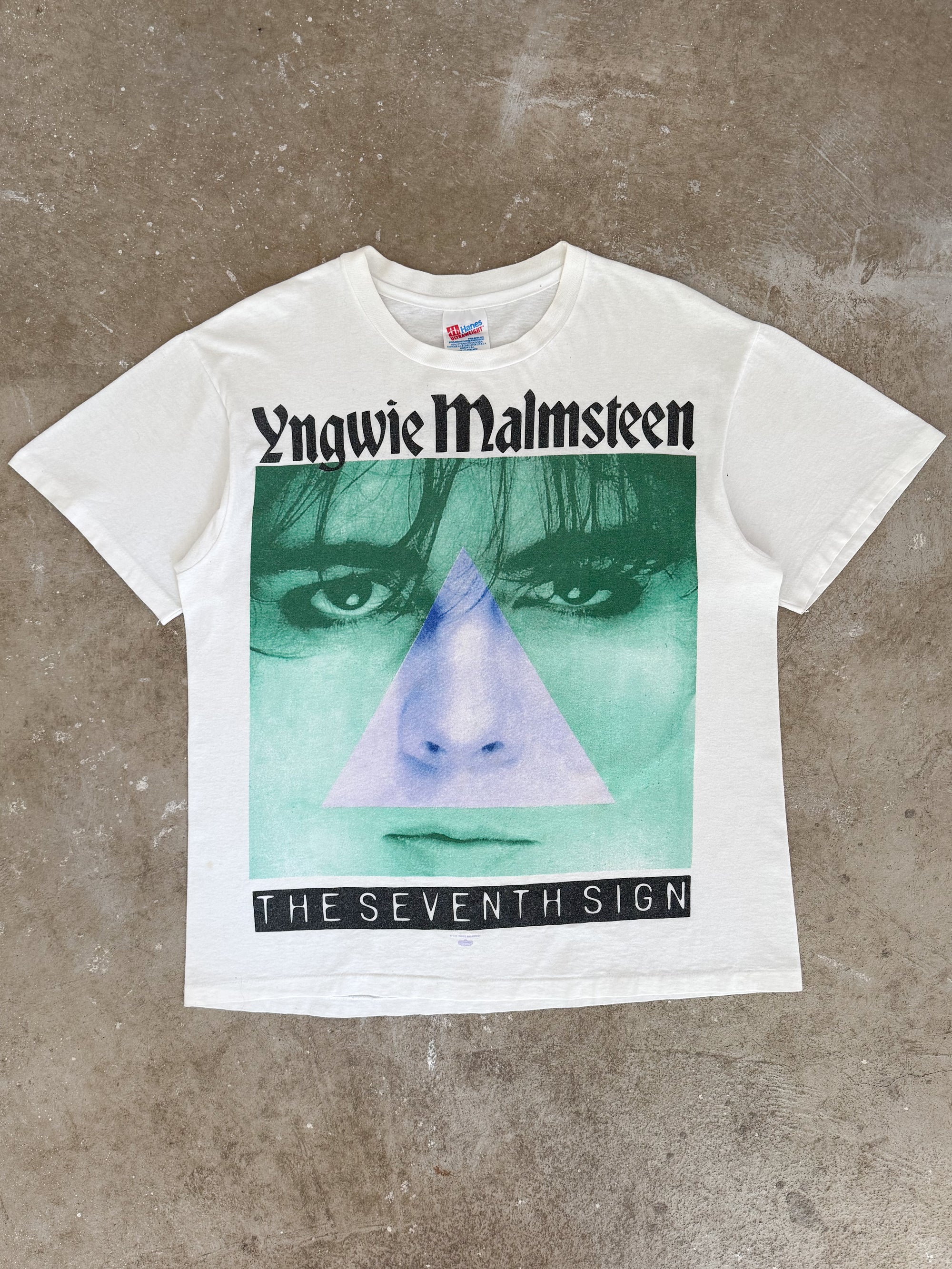 1994 Yngwie Malmsteen "The Seventh Sign" Japan Tour Tee (L)