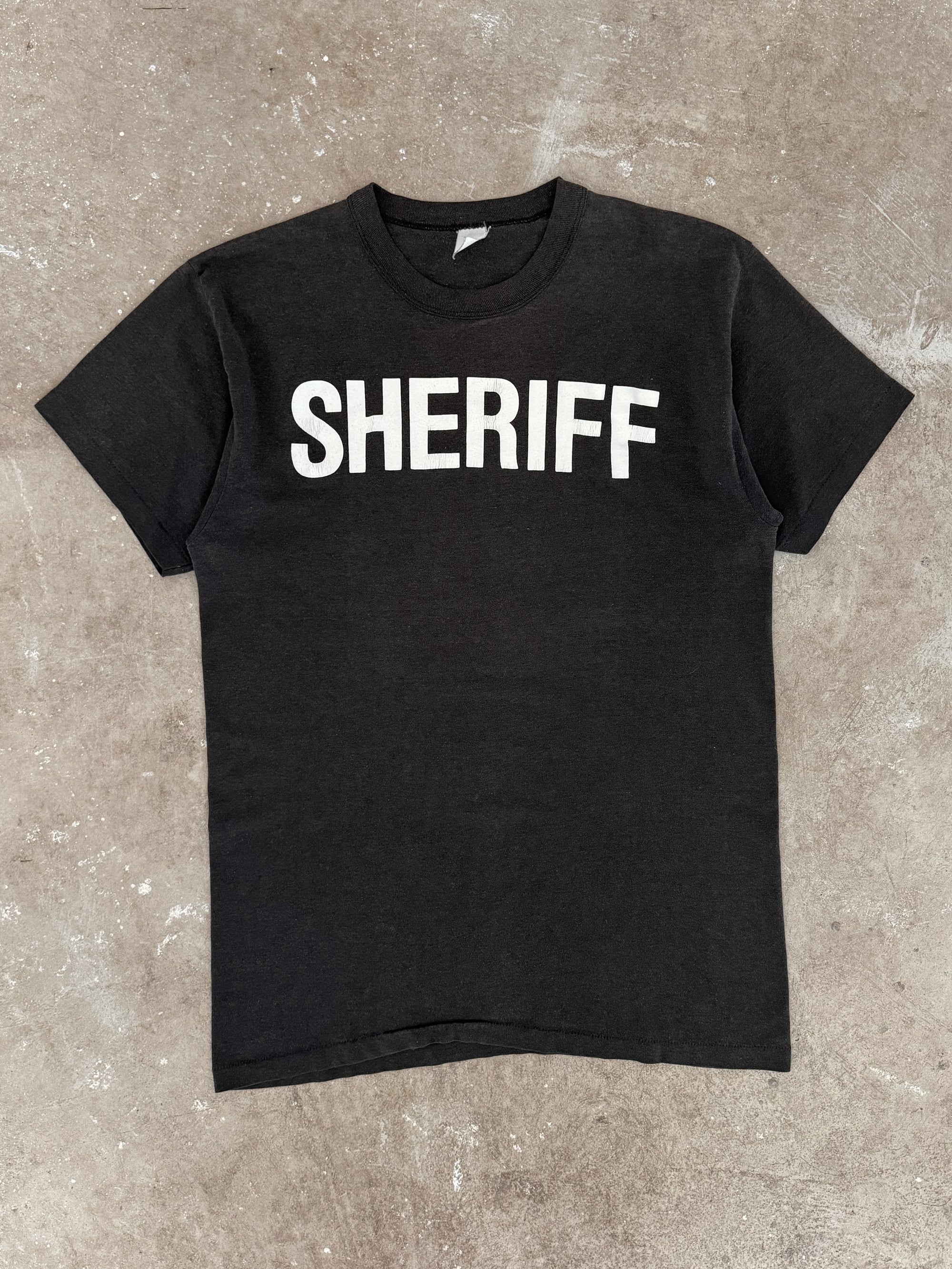 1980s "Sheriff" Faded Tee (S/M)