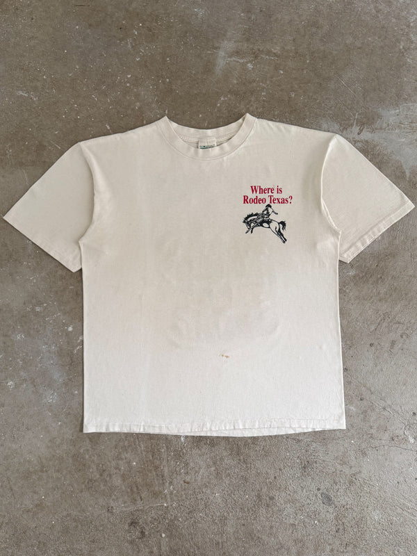 Early 90s "Where is Rodeo Texas?" Tee (L)