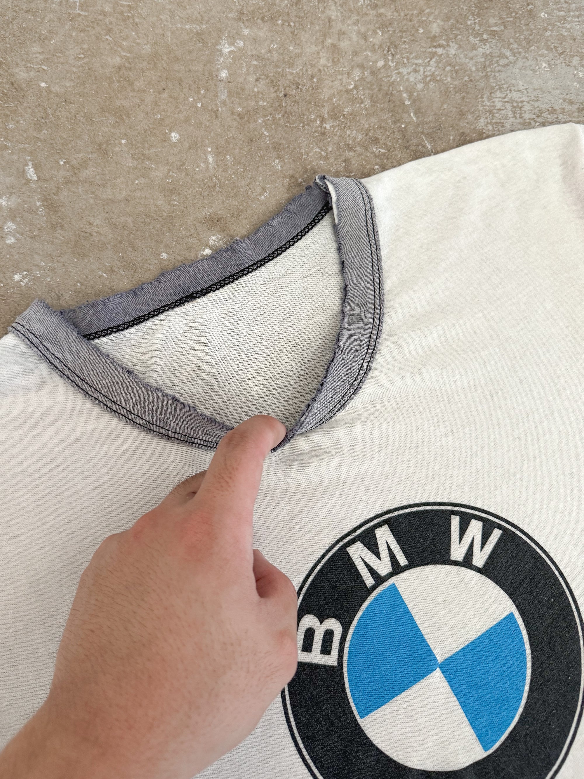 1980s "BMW Ultimate Driving Machine" Ringer Tee (M)