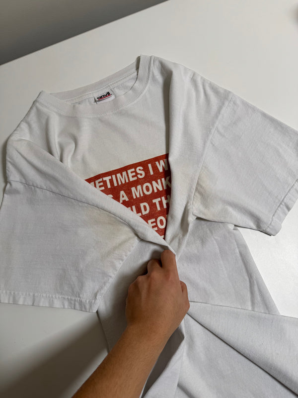 2000s "Sometimes I Wish I Was A Monkey..." Tee (L)