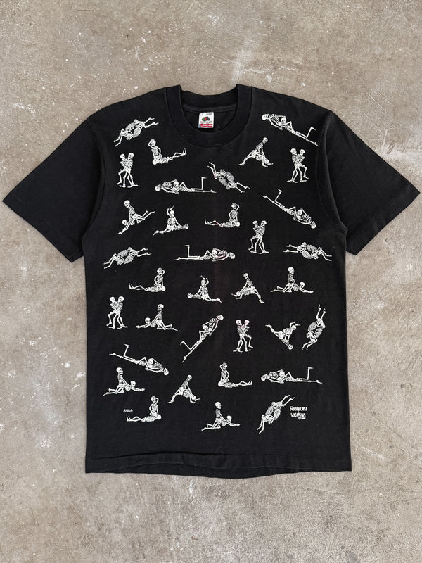 1990s Fashion Victim "Skeleton Sex Positions" Tee (L)