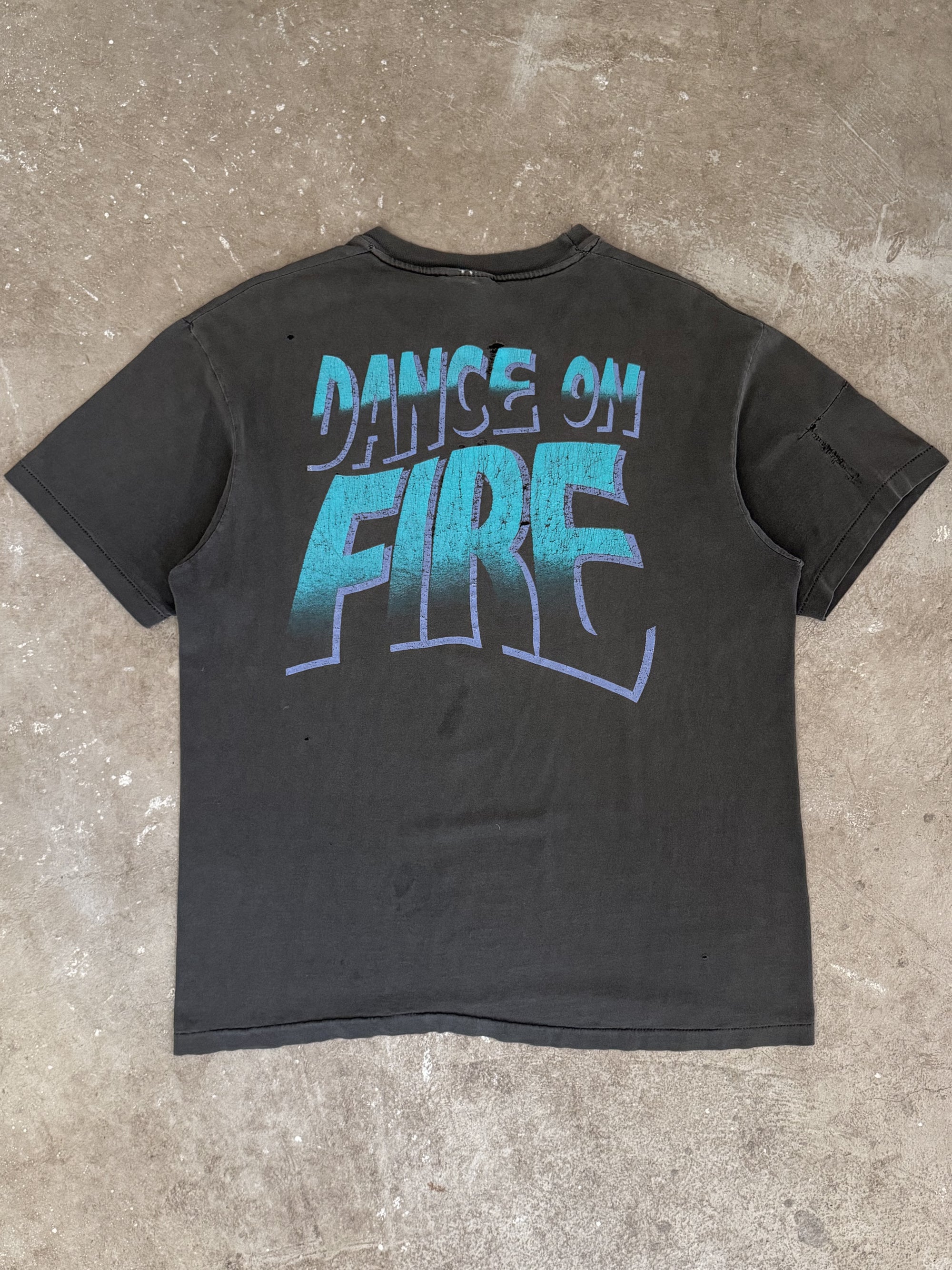 1990 The Doors "Dance on Fire" Faded Tee (M)