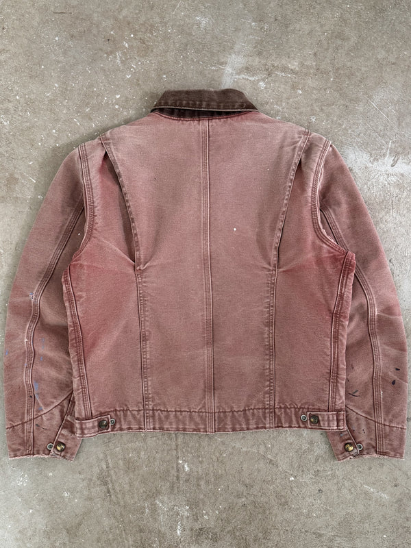 2000s Carhartt Faded Vintage Rose WJ097 Detroit Jacket (S)