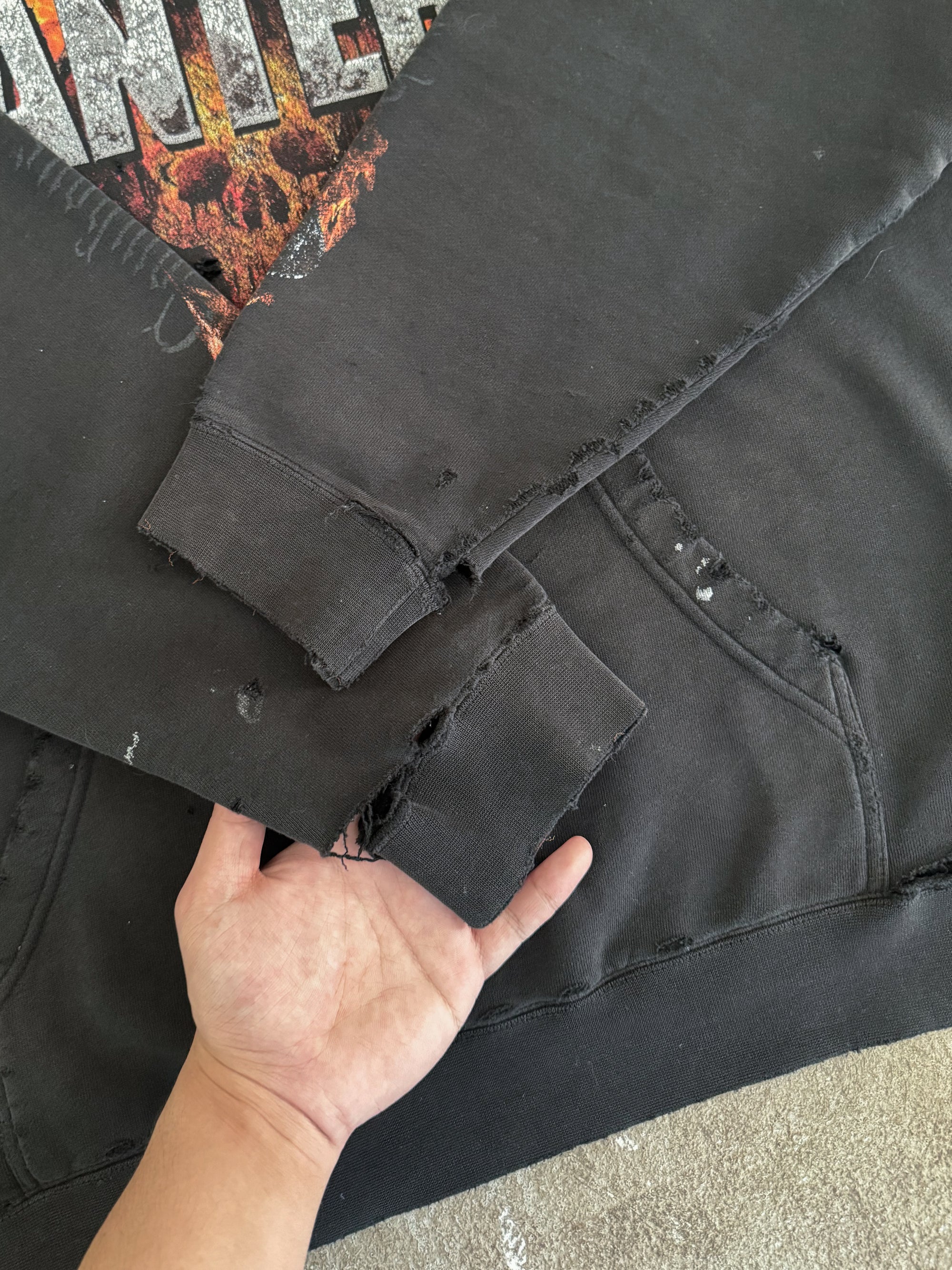 2006 Pantera "Cowboys From Hell" Thrashed Hoodie (M)