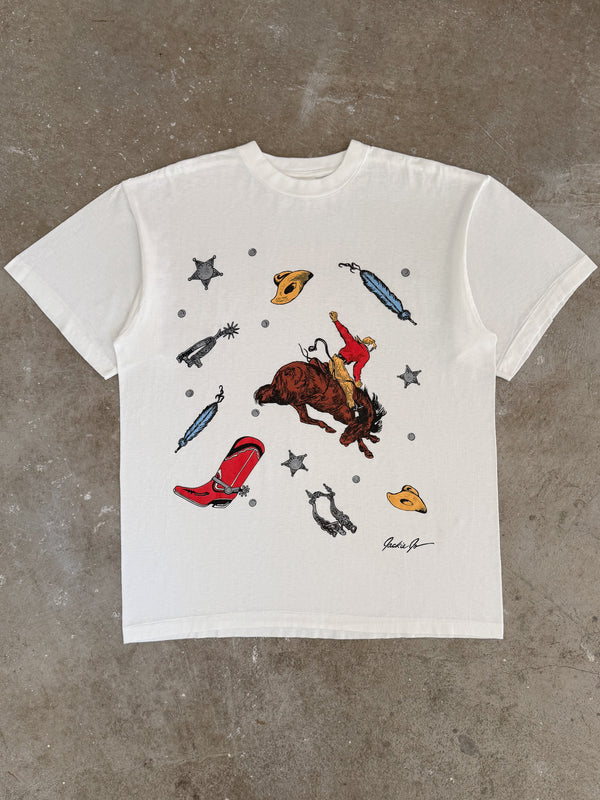 Early 90s Jackie Jo "Cowboy Art" Tee (L)