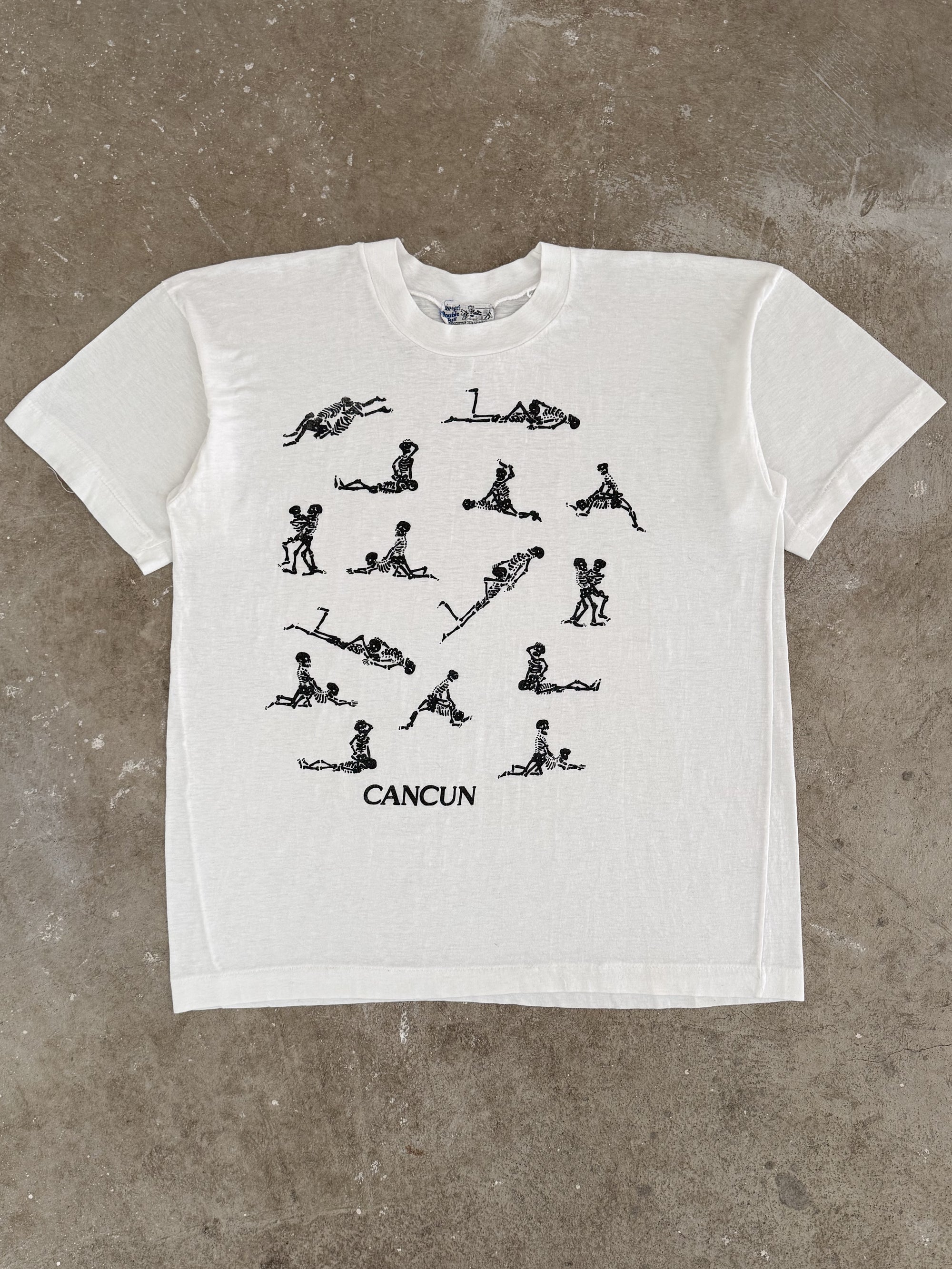 Mid 80s "Cancun Skeleton Sex" Tee (M)