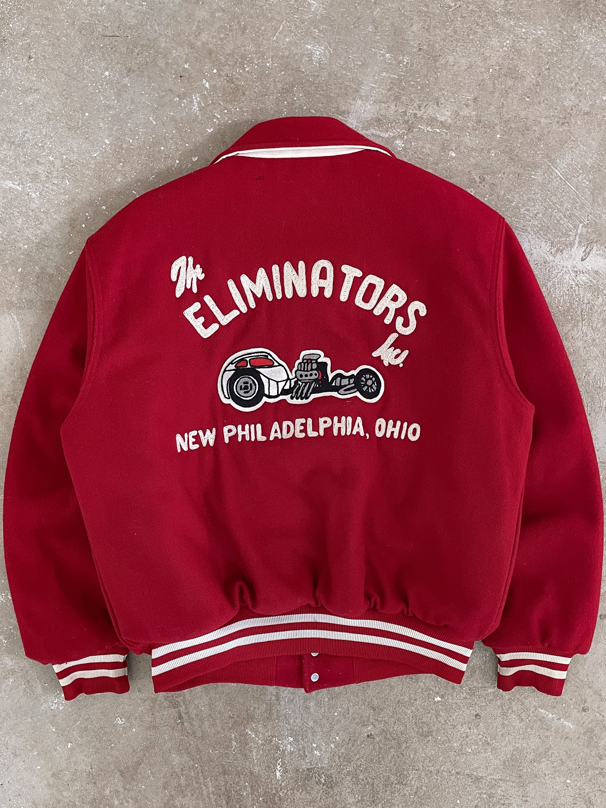 1990s “Eliminators” Chain Stitched Car Club Jacket (L)