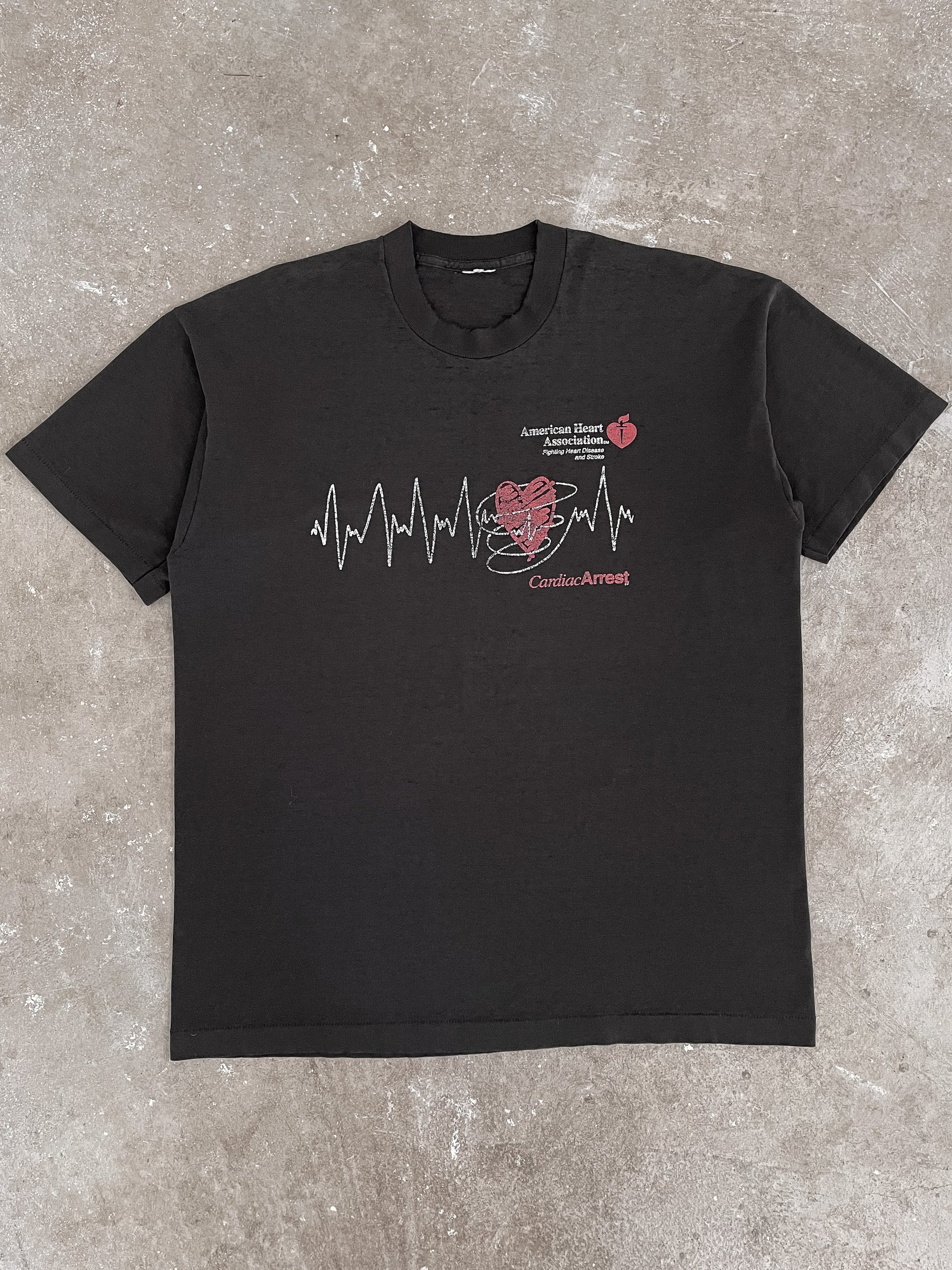 1990s “American Heart Association” Faded Tee (XL)