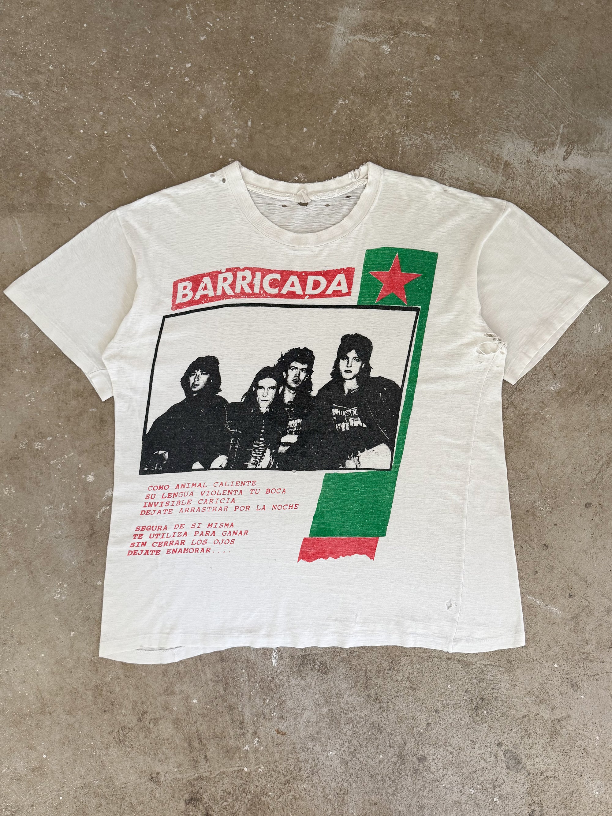 1988 Barricada "Animal Caliente" Tee (M)