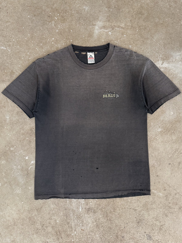 2000s "Maui Hawaii" Faded Tee (L)