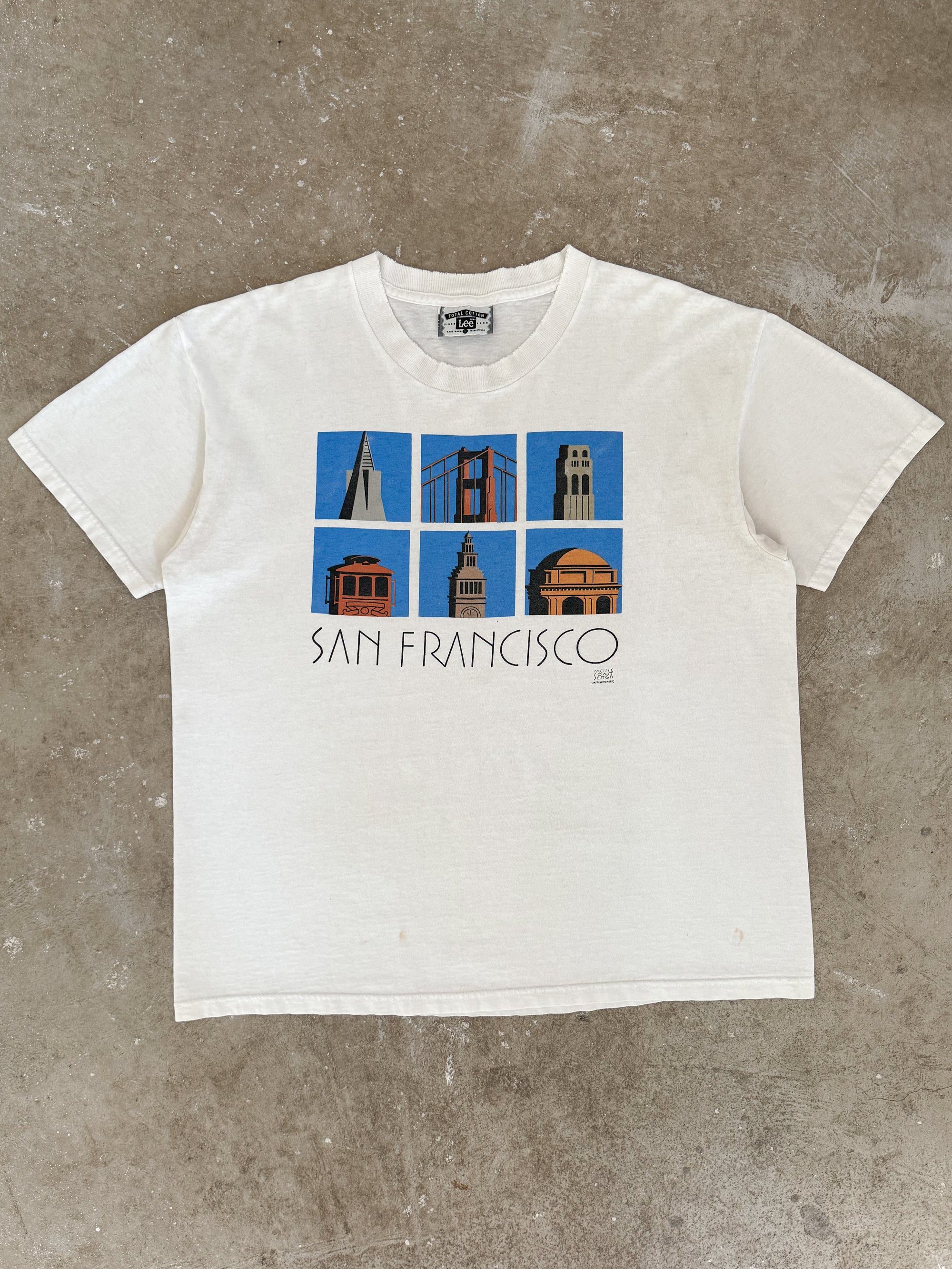 1990s "San Francisco" Distressed Tee (L)