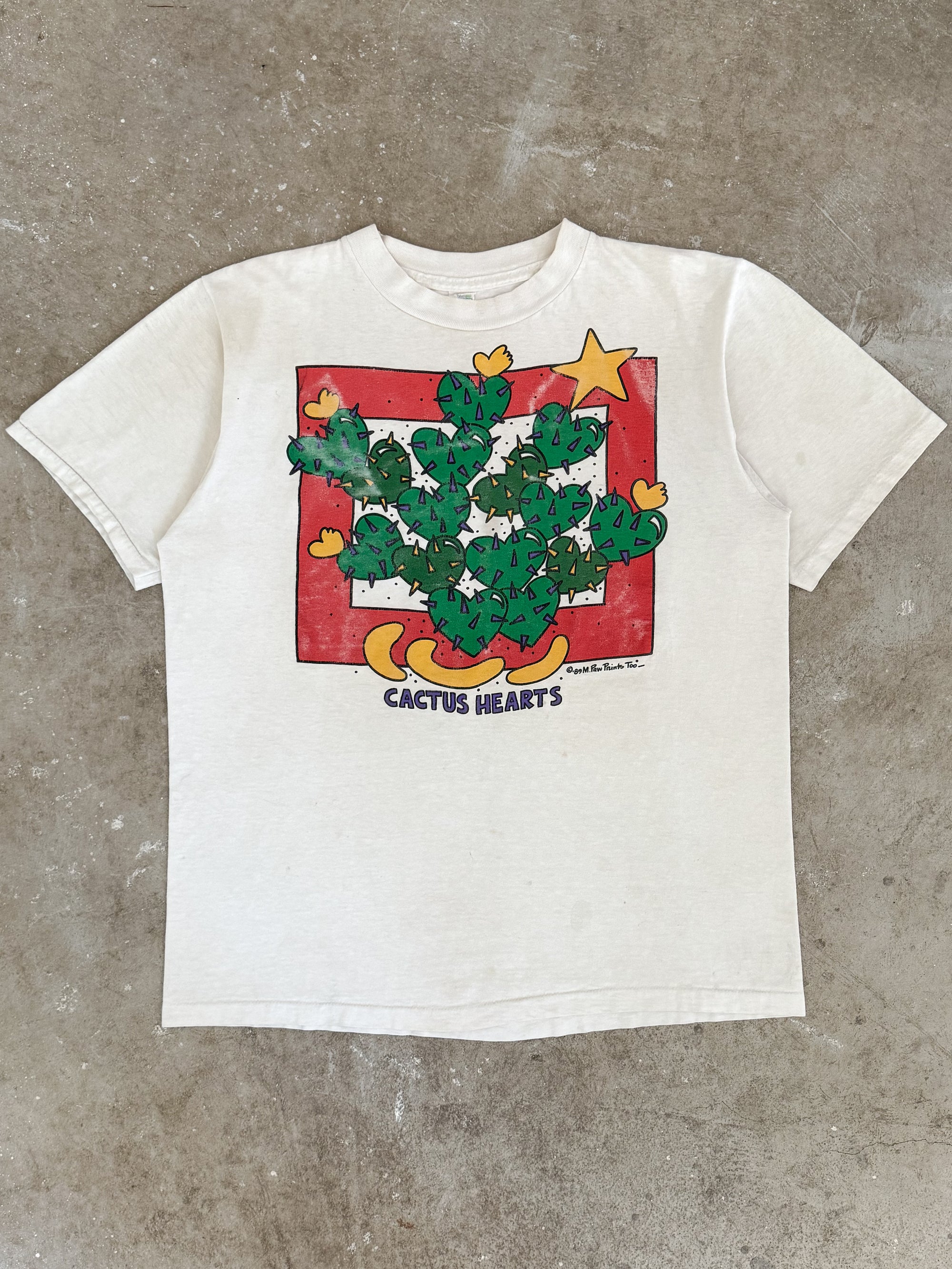 1980s "Cactus Hearts" Tee (L)