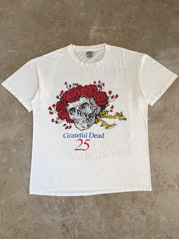 1990 Grateful Dead "25th Anniversary" Thrashed Tee (XL)