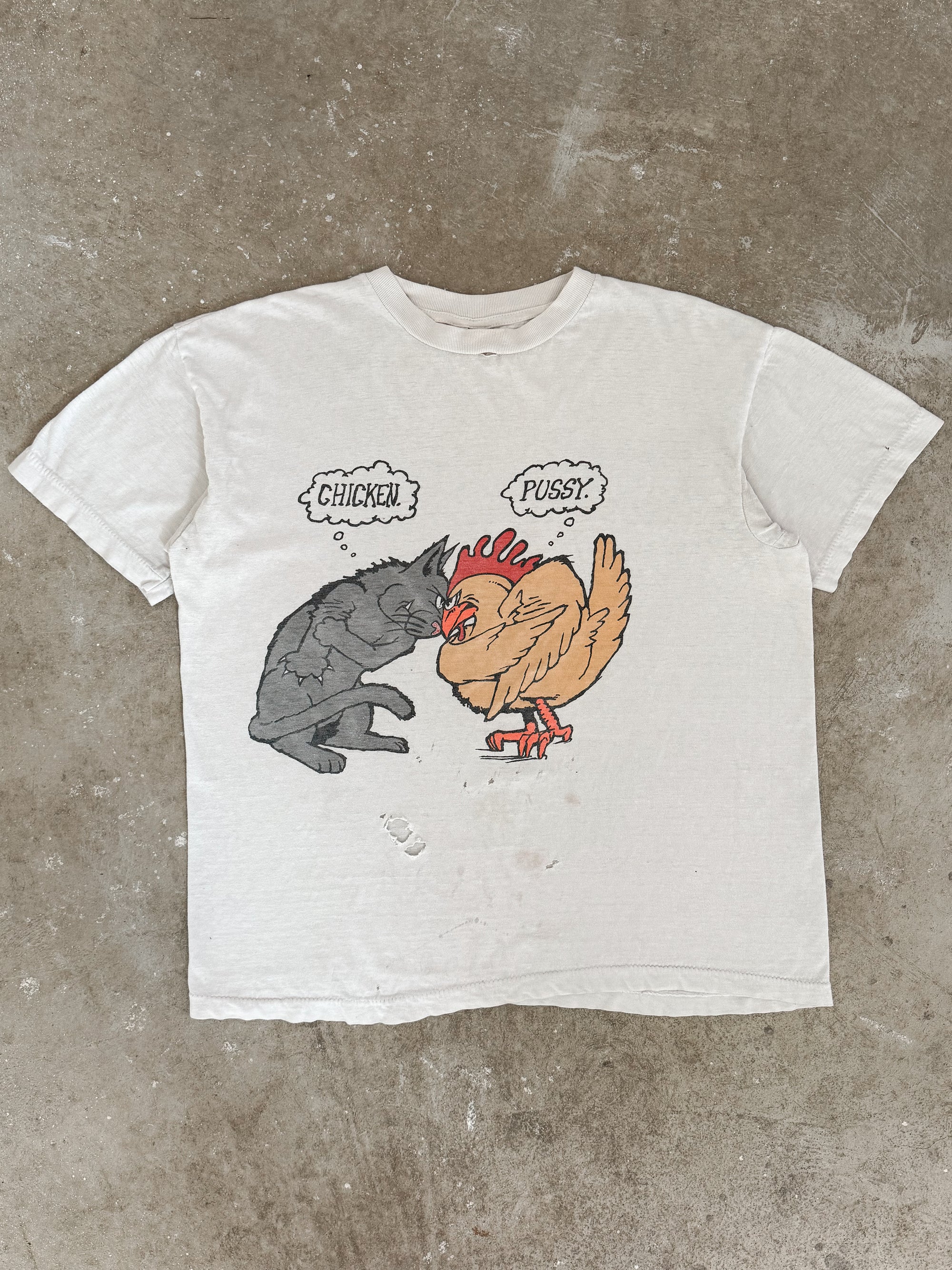 1990s "Chicken Pussy" Tee (L)