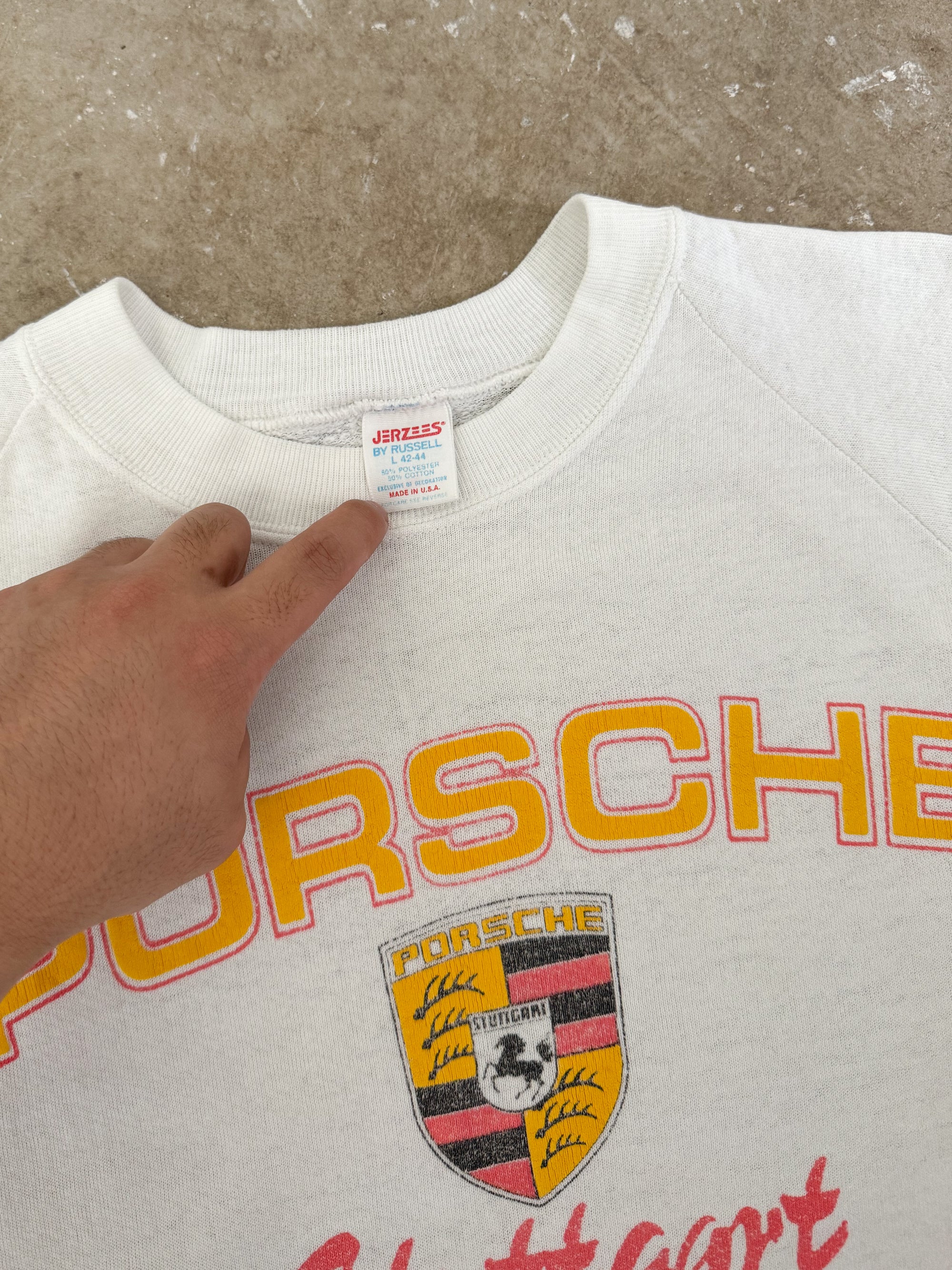 1980s "Porsche Germany" Raglan Sweatshirt (M)