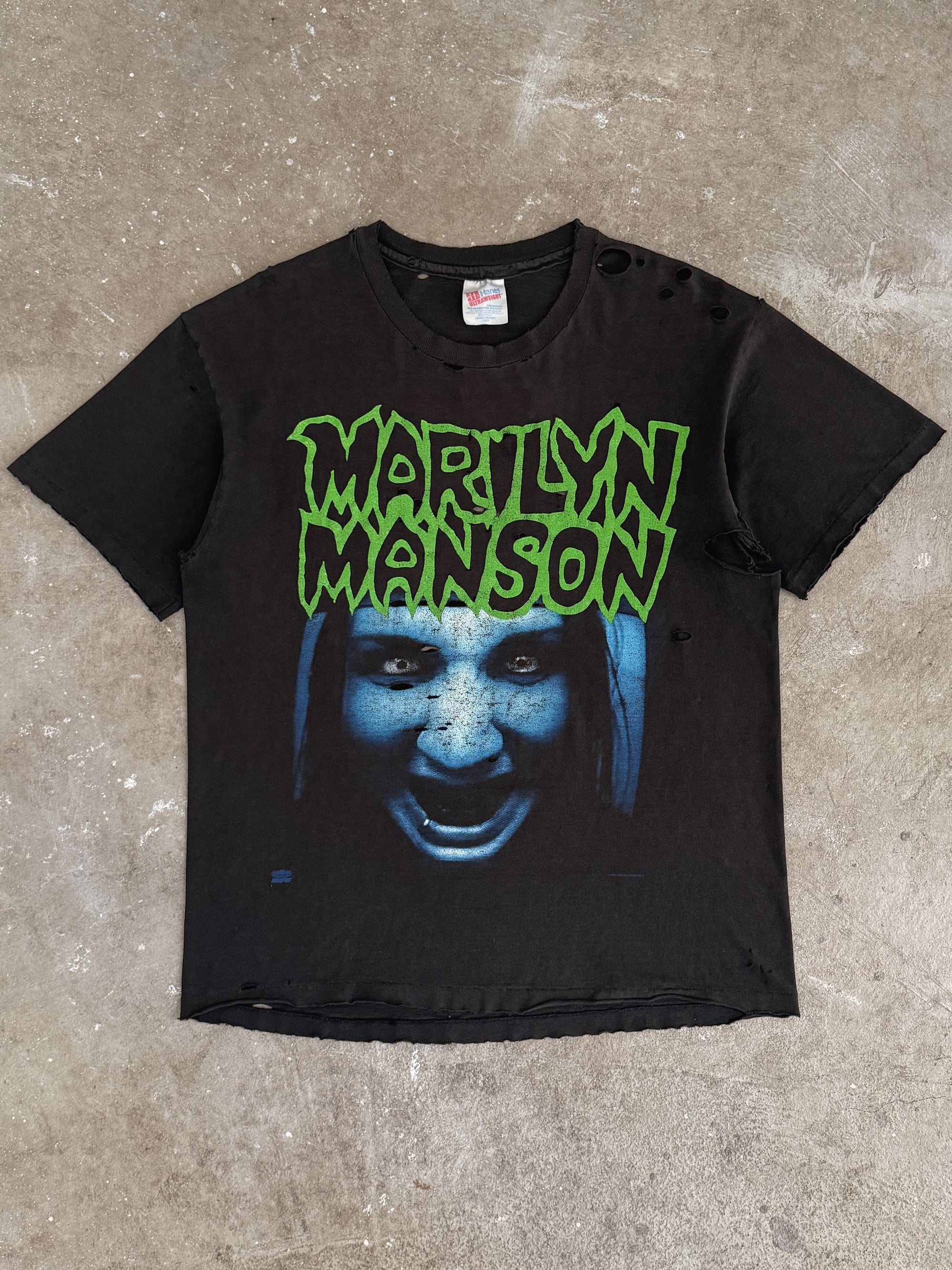 1994 Marilyn Manson "This Is Your World" Thrashed Tee (L)