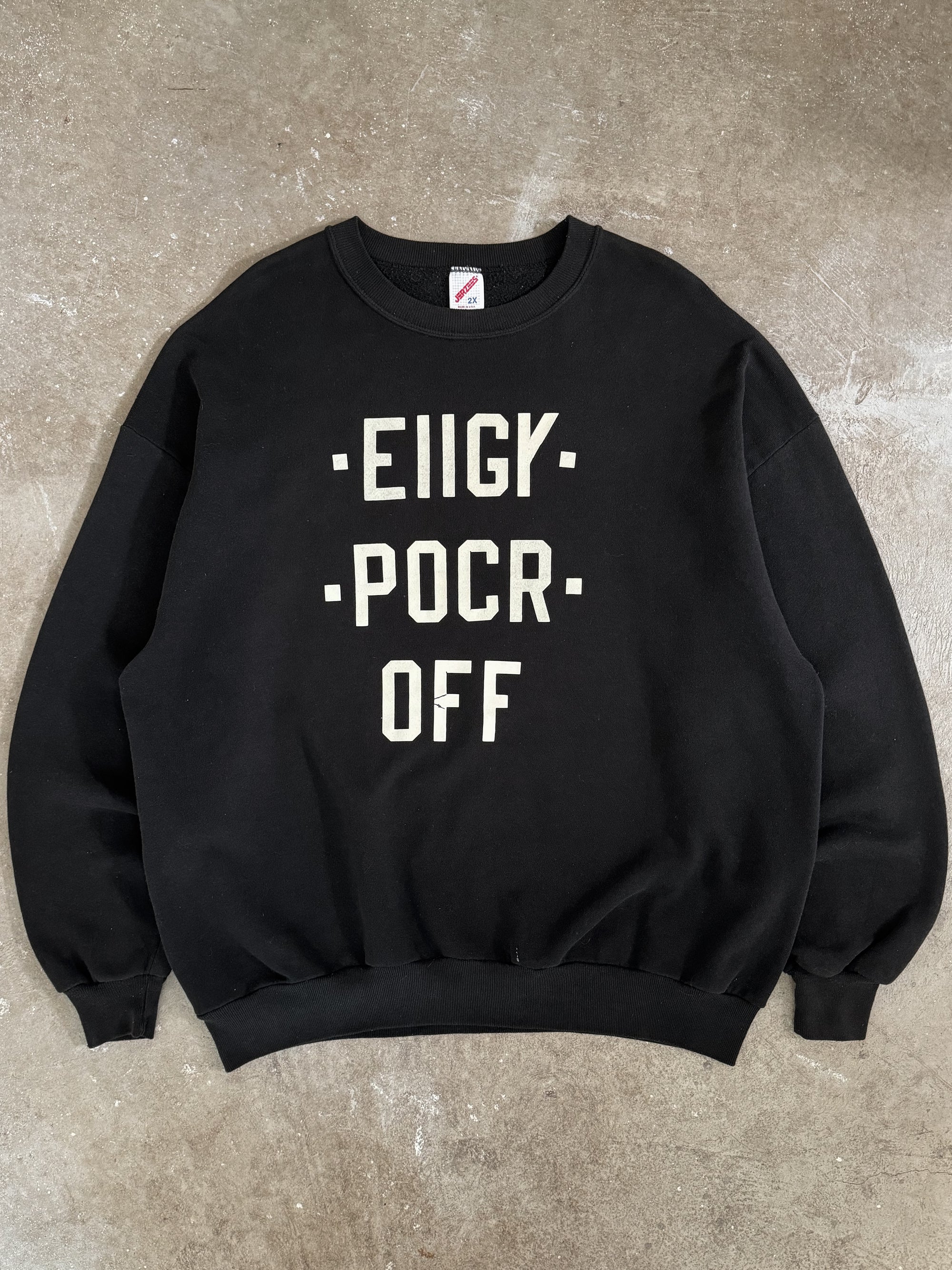 1980s "Fuck Off" Hidden Message Sweatshirt (XL)