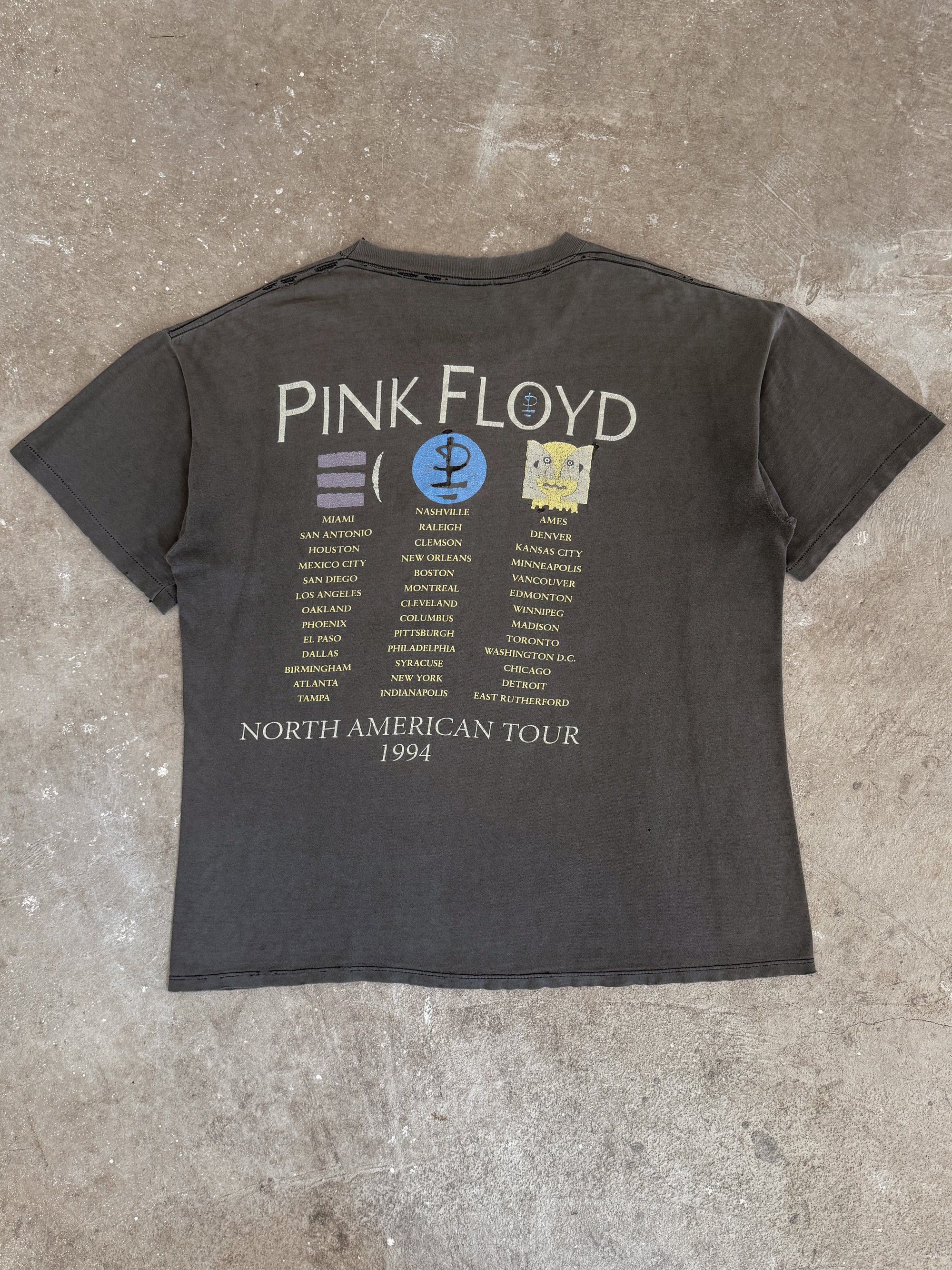1994 Pink Floyd "Division Bell" Thrashed Tee (XL)