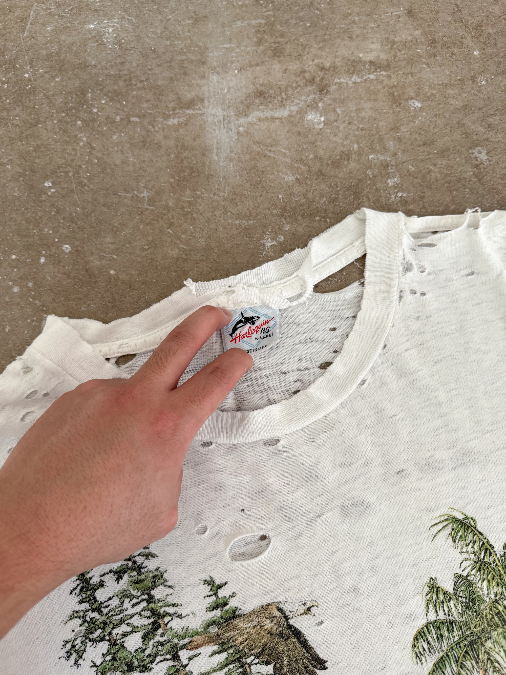 1990s "Earth Day" Thrashed Tee (XL)