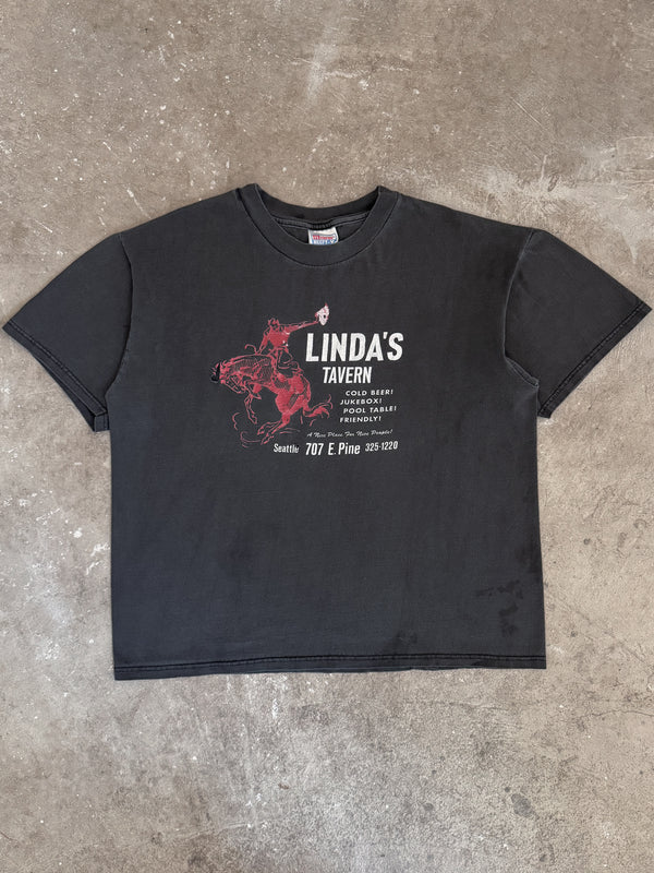 Late 90s "Linda's Tavern" Faded Tee (L)
