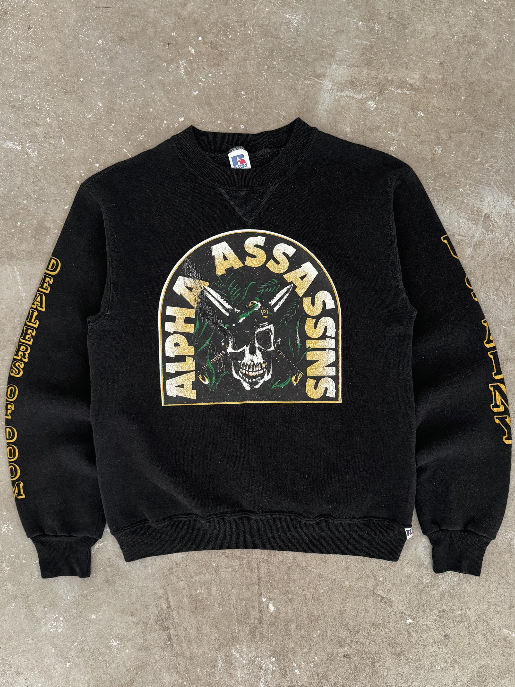 1980s Russell "Alpha Assassins" Sweatshirt (XS/S)
