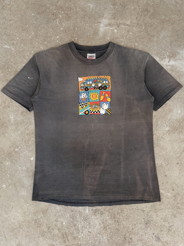 1990s "Ben & Jerry’s Light Circus" Faded Tee (L)