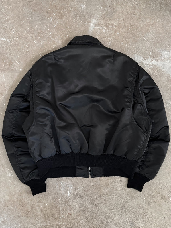 1980s Black CPW-45 Flight Jacket (XL)