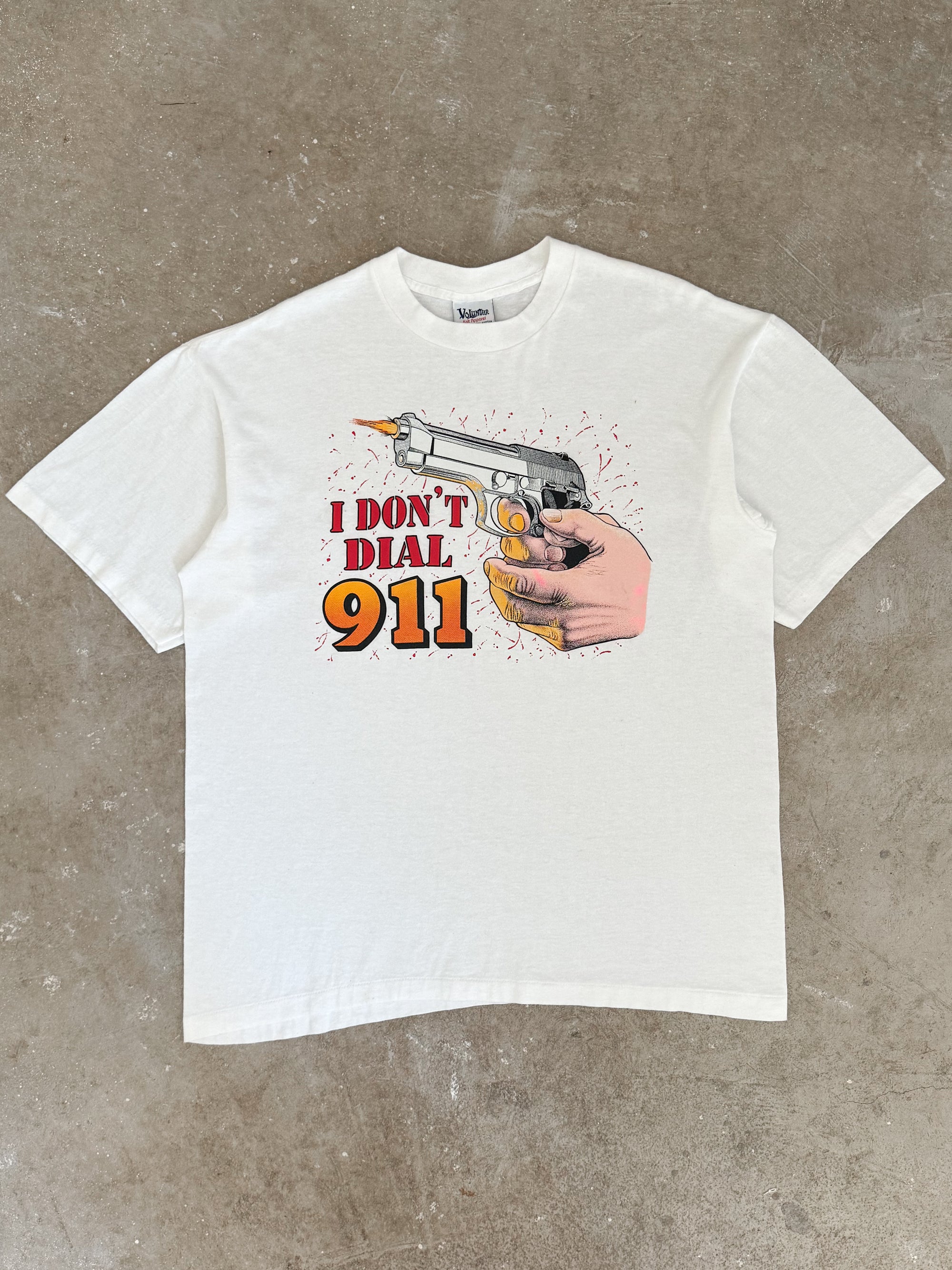 1990s "I Don't Dial 911" Tee (L)