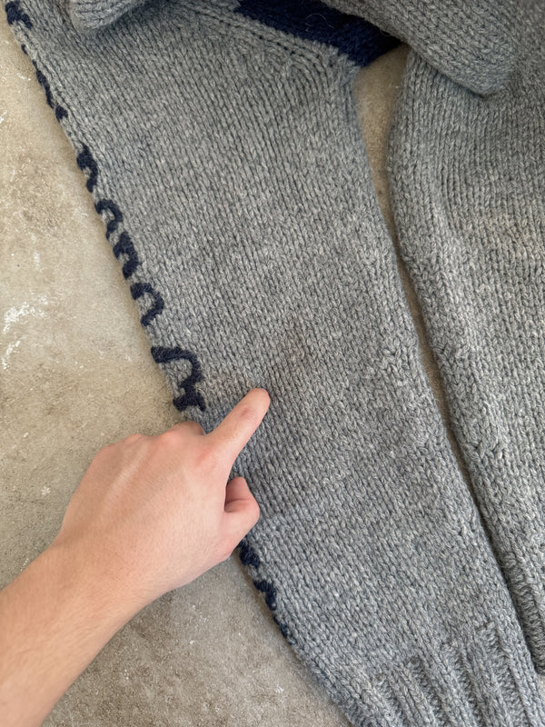 1990s Marlboro Classics Dual Zip Cardigan (L)