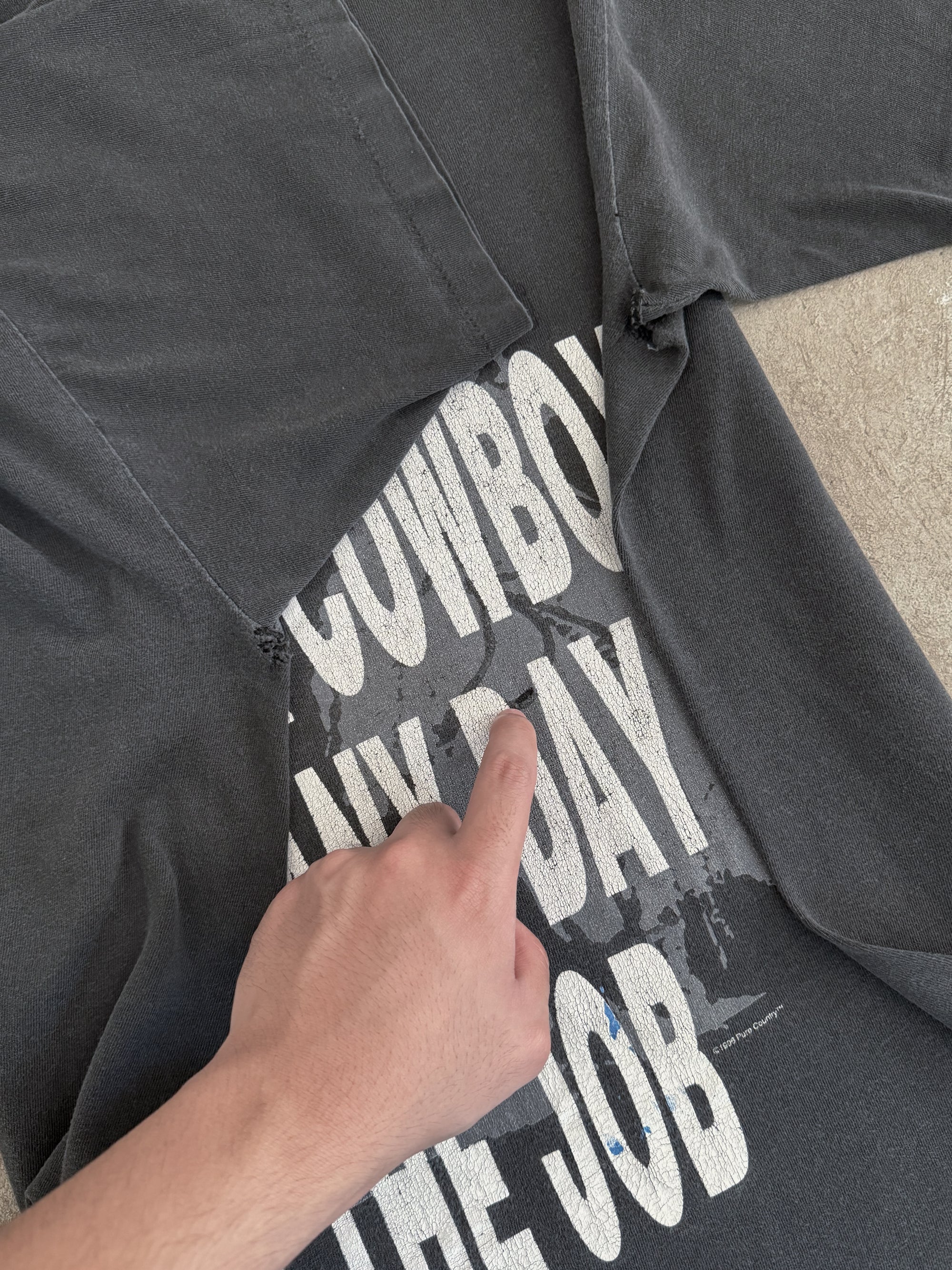 1996 "A Bad Day At Being A Cowboy..." Faded Tee (L)