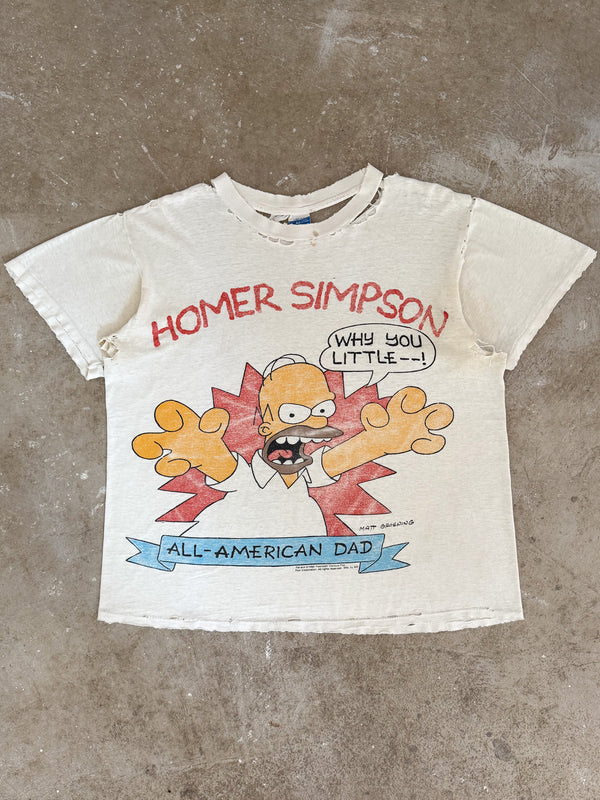 1990s "Homer Simpson" Thrashed Tee (M)