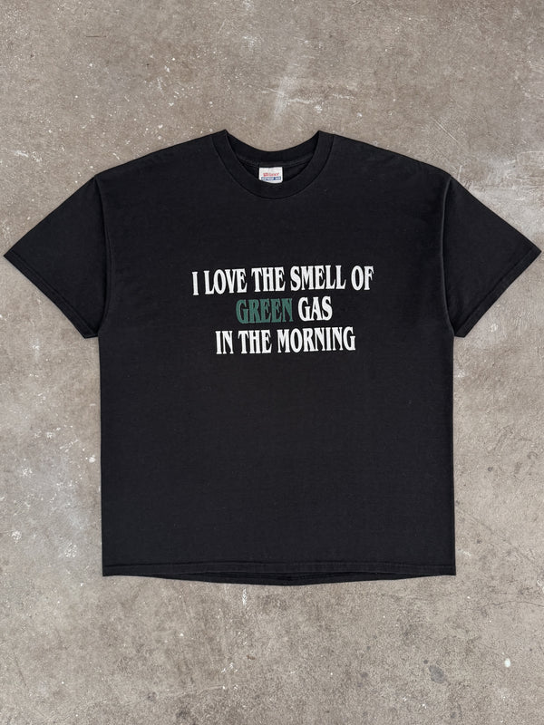 Mid 00s "I Love The Smell of Green Gas" Tee (XL)