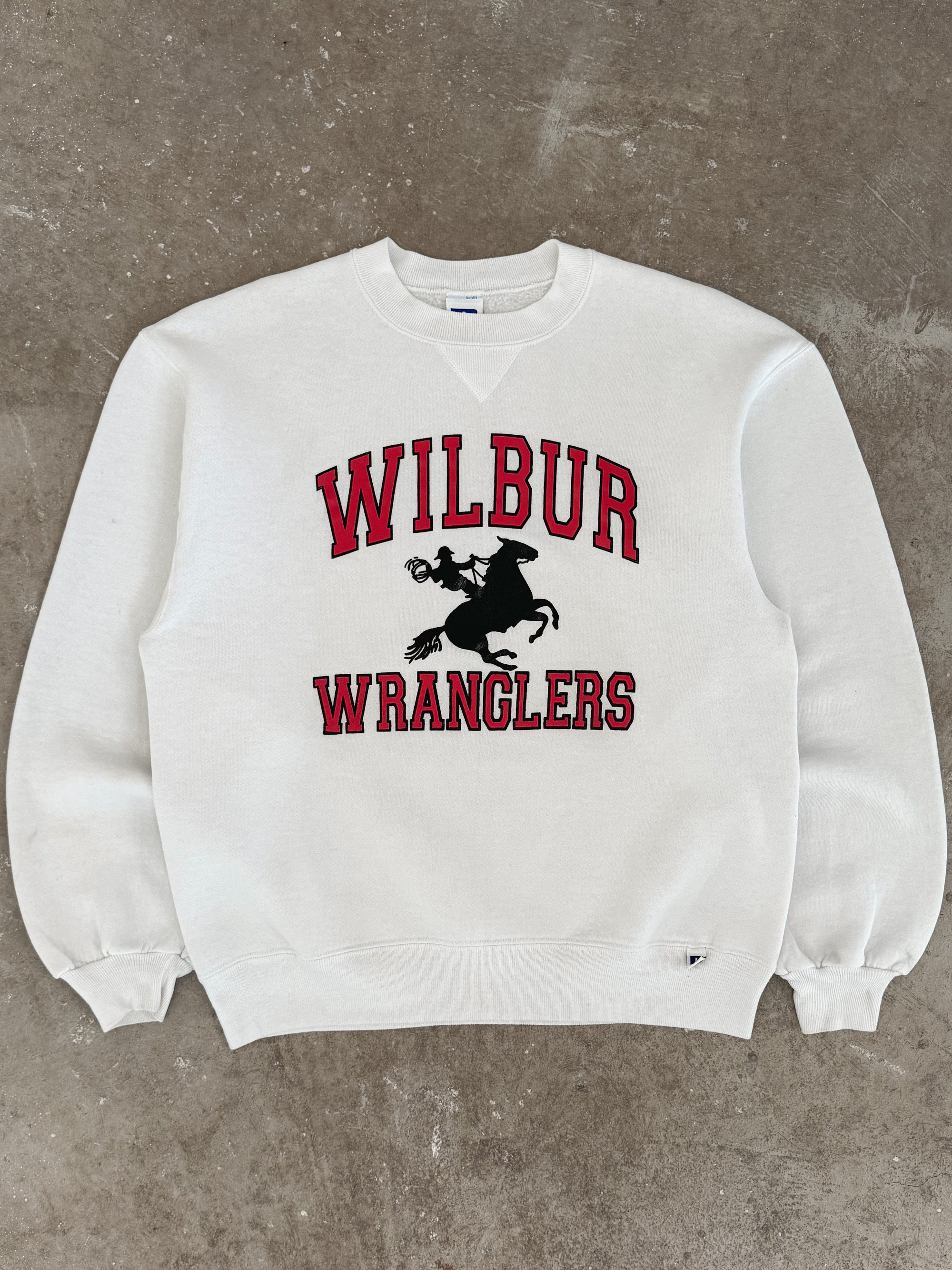 1990s Russell "Wilbur Wranglers" Sweatshirt (M)