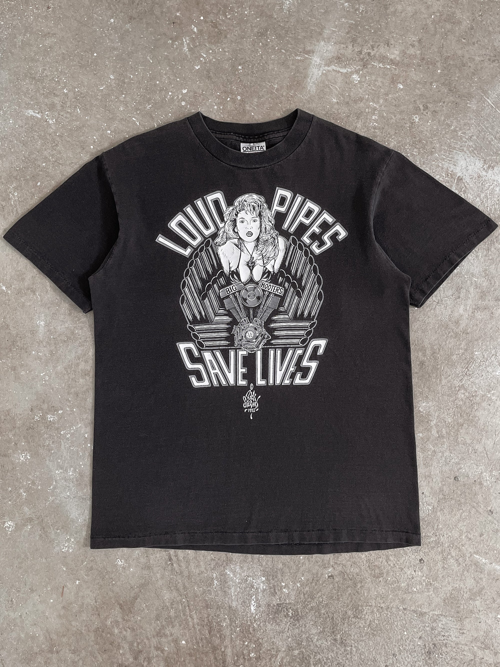 1990s “Loud Pipes Save Lives” Tee (M)