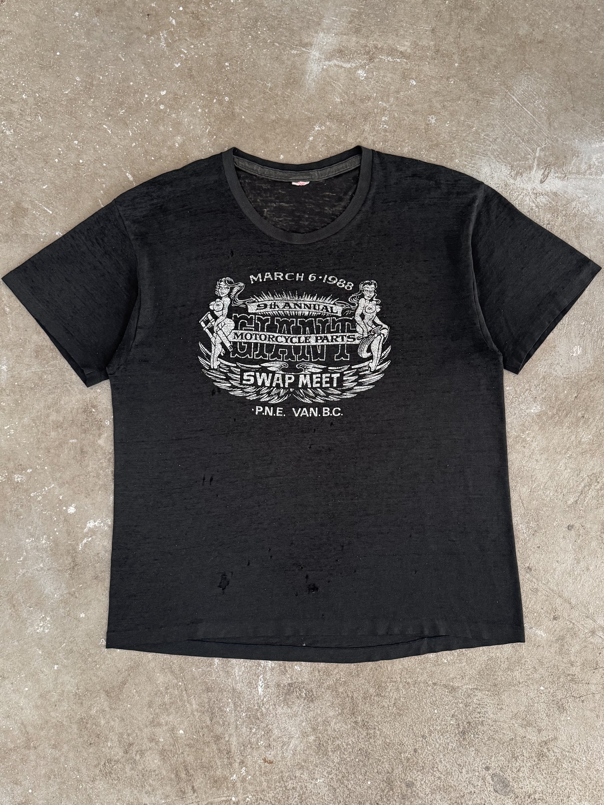 1980s "Motorcycle Parts Swap Meet" Tee (L)