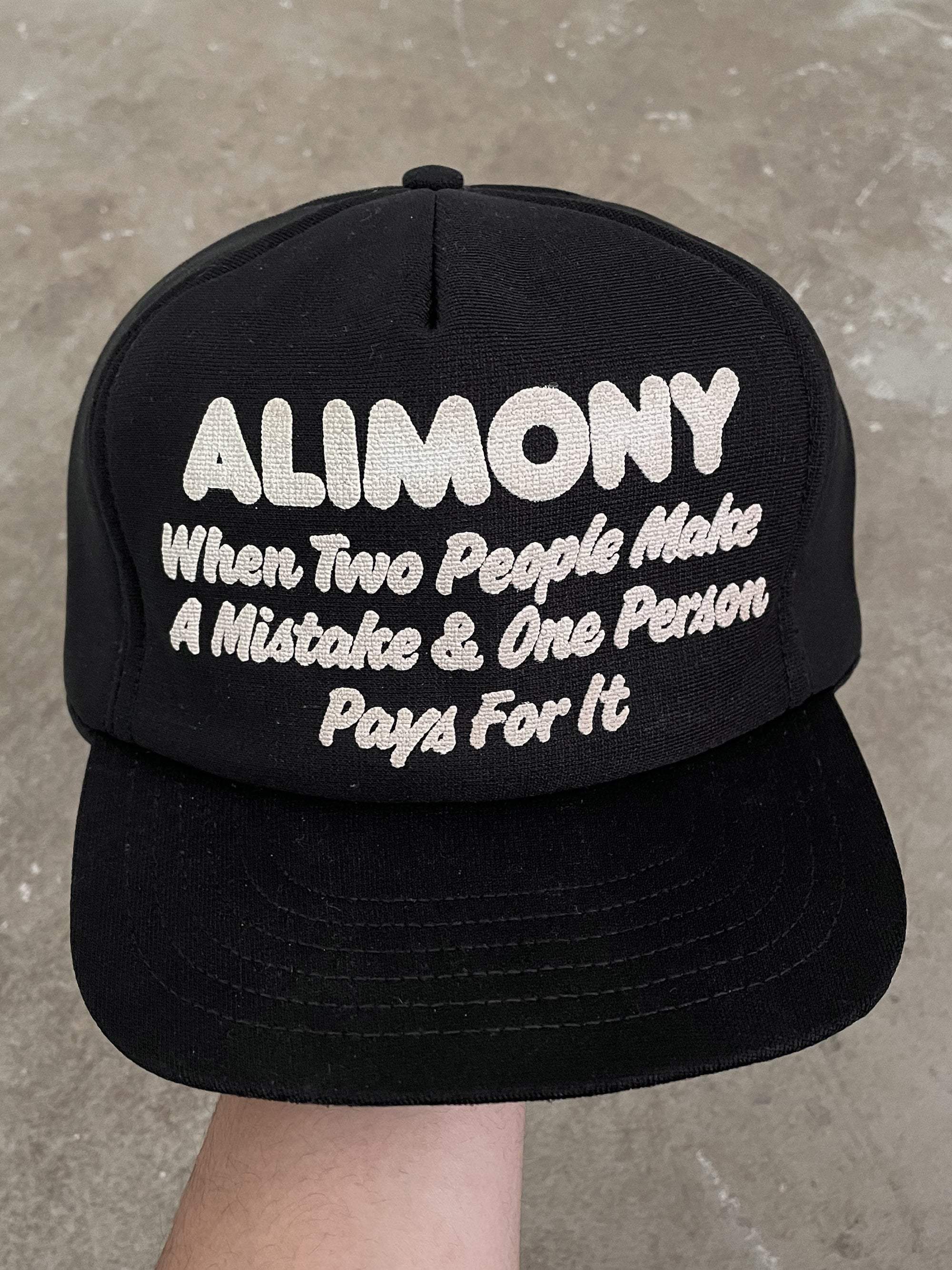 1980s “Alimony” Trucker Hat
