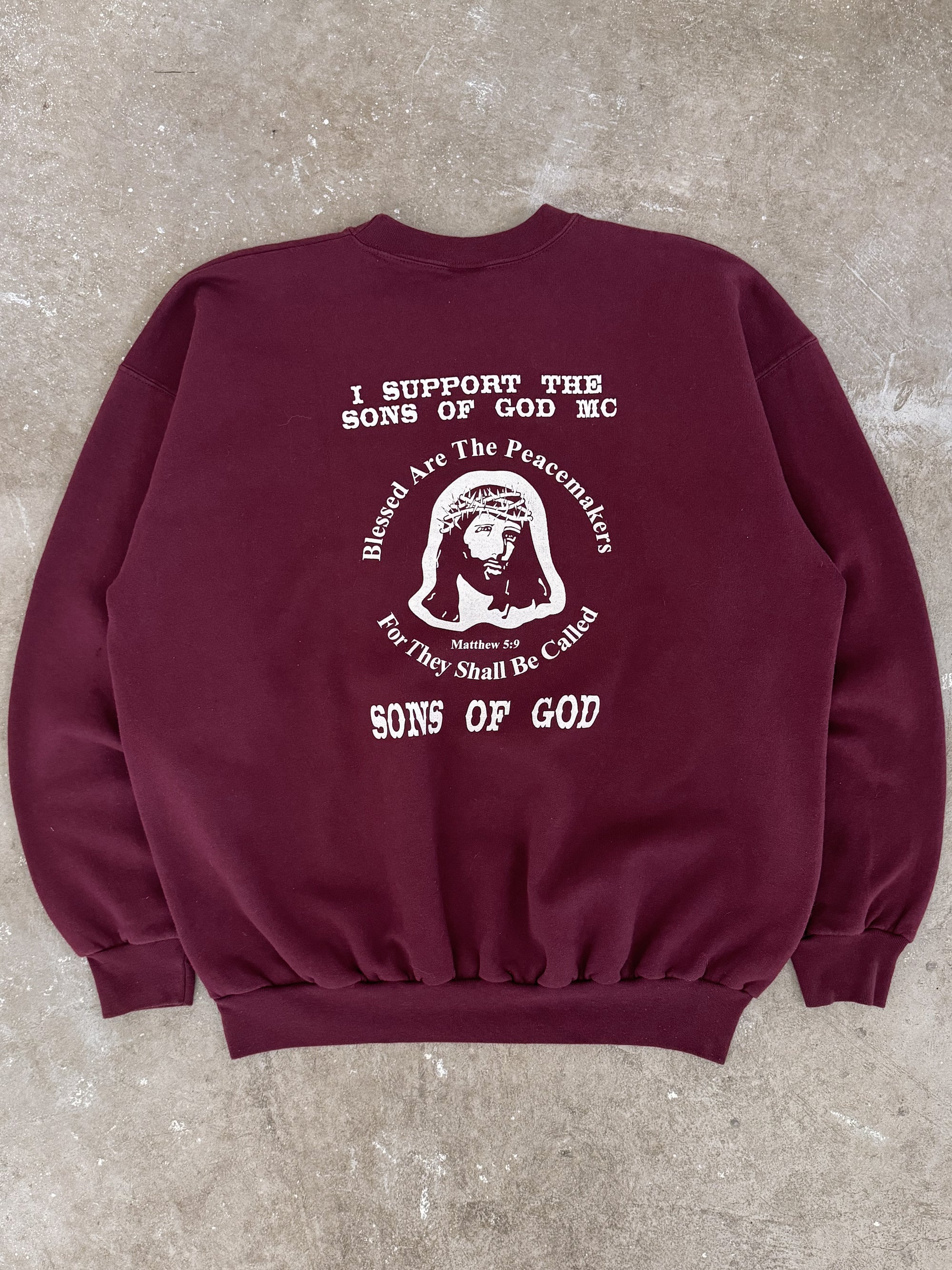 2000s "Jesus Died For Bikers Too" Sweatshirt (XL)