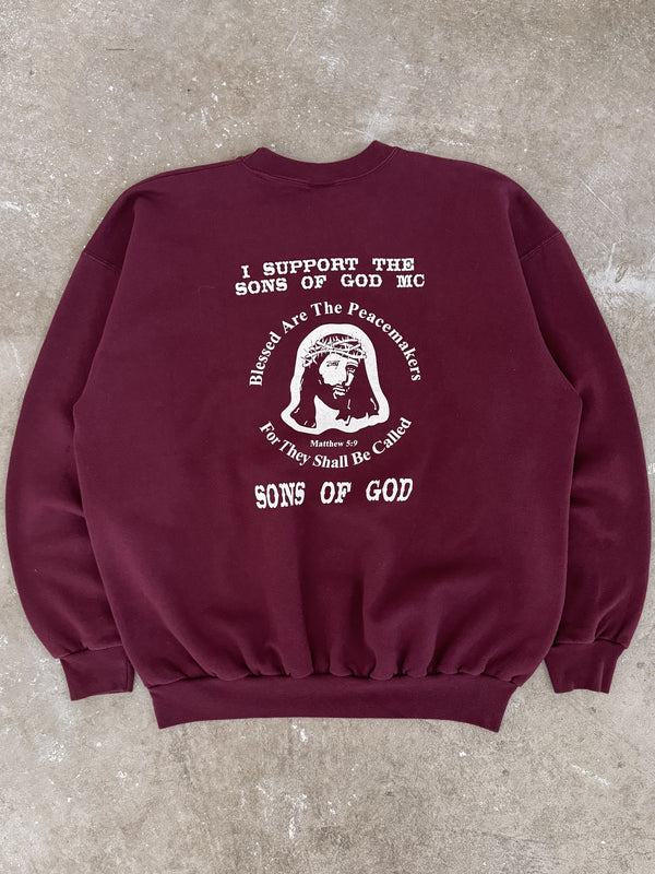 2000s "Jesus Died For Bikers Too" Sweatshirt (XL)