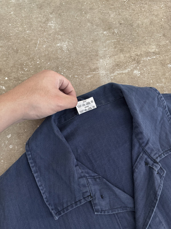 1970s Blue HBT French Chore Jacket (L)