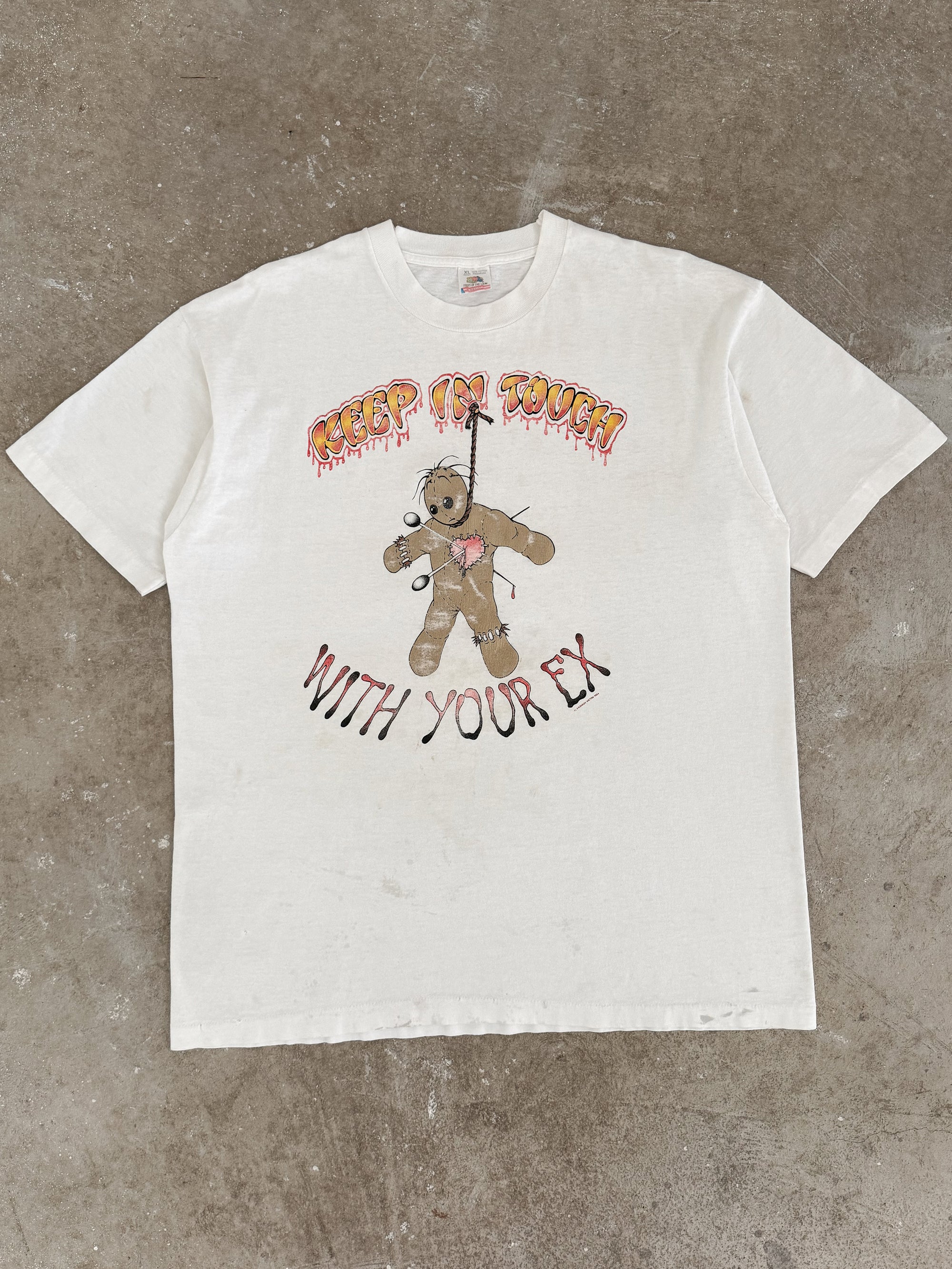 1990s "Keep In Touch With Your Ex" Fashion Victim Tee (XL)