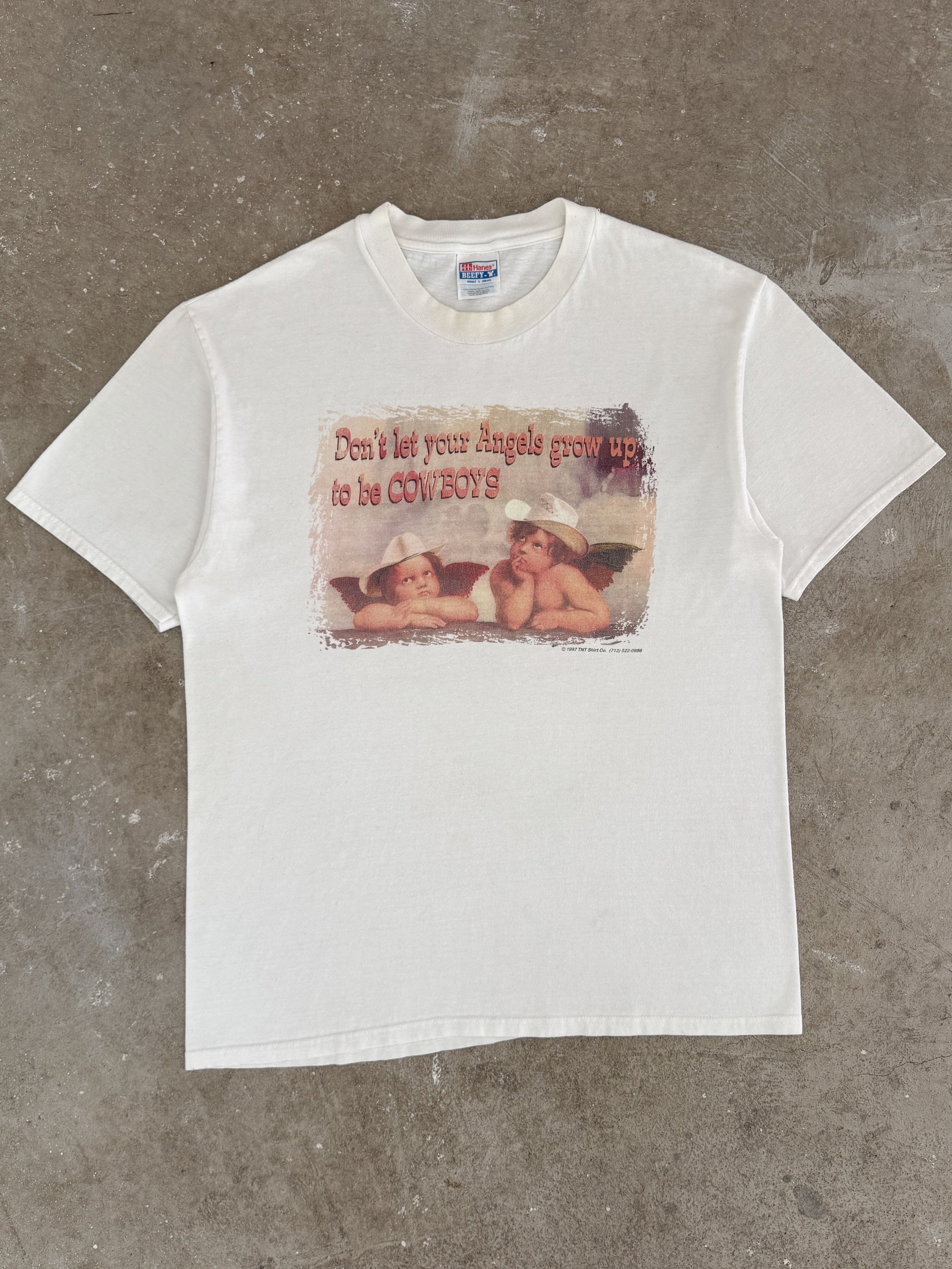 1997 "Don't Let Your Angels..." Raphael Parody Tee (L)